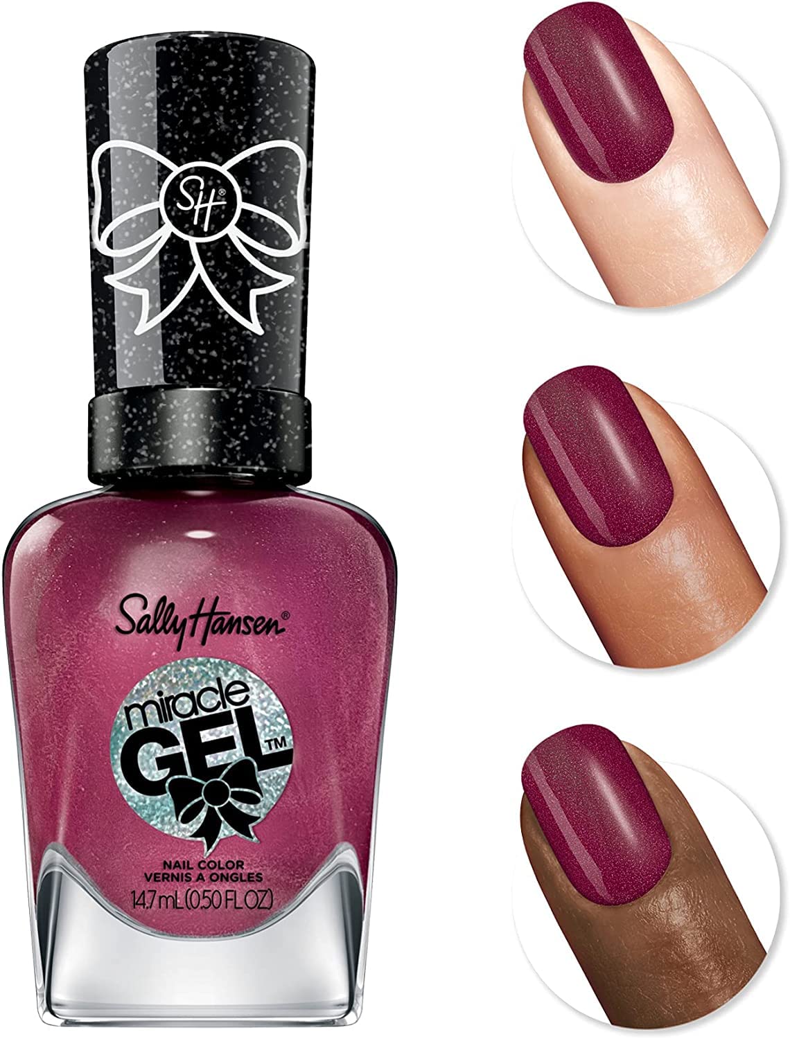 Sally Hansen Miracle Gel Wishlist Collection Nail Polish(903 Wrapped In Love),1 Item,0.5 Fl Oz