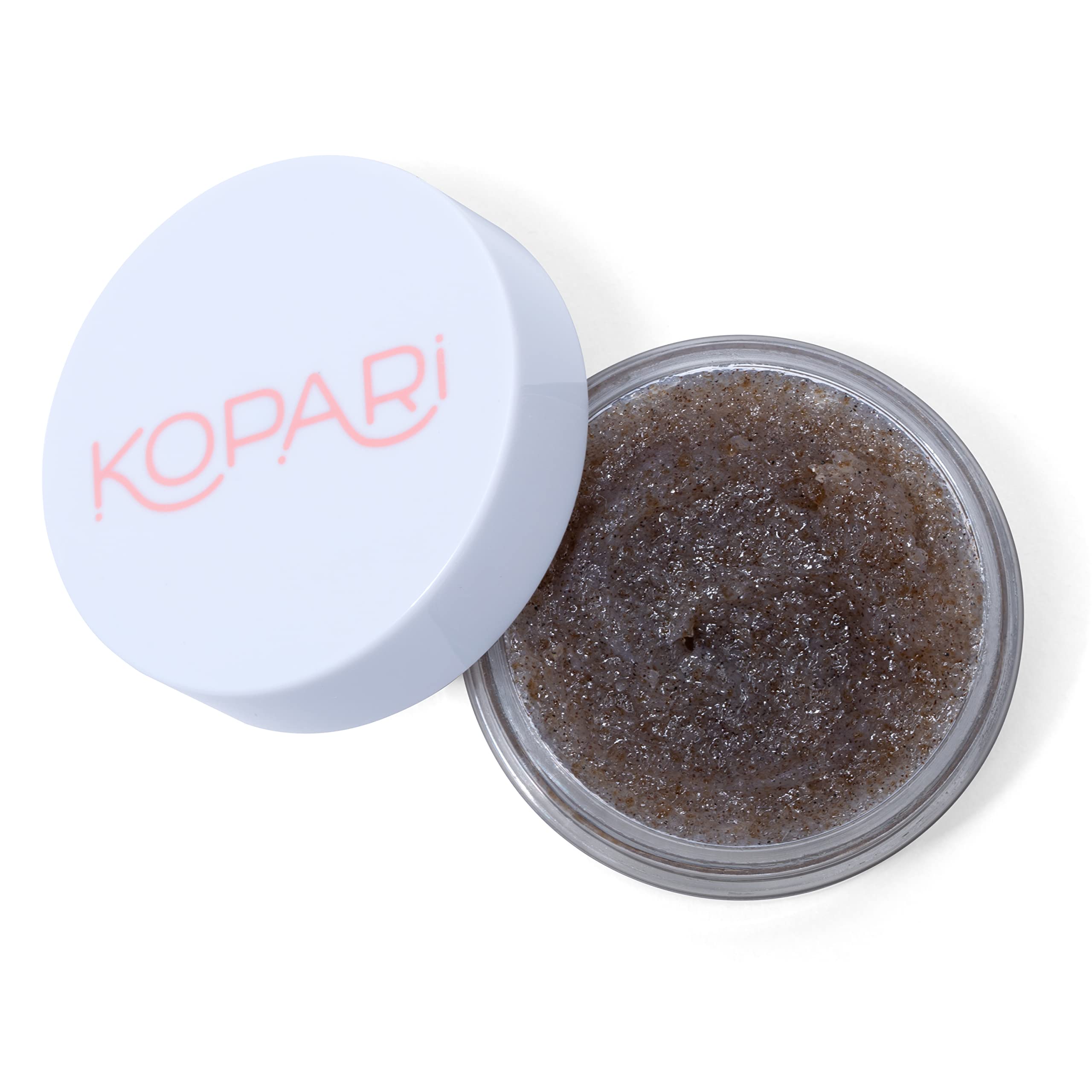 Kopari Coconut Lip Scrubby | Removes Dry Skin For Soft Lips | Volcanic Sand, Brown Sugar & Crushed Coconut Shells Hydrate Exfoli