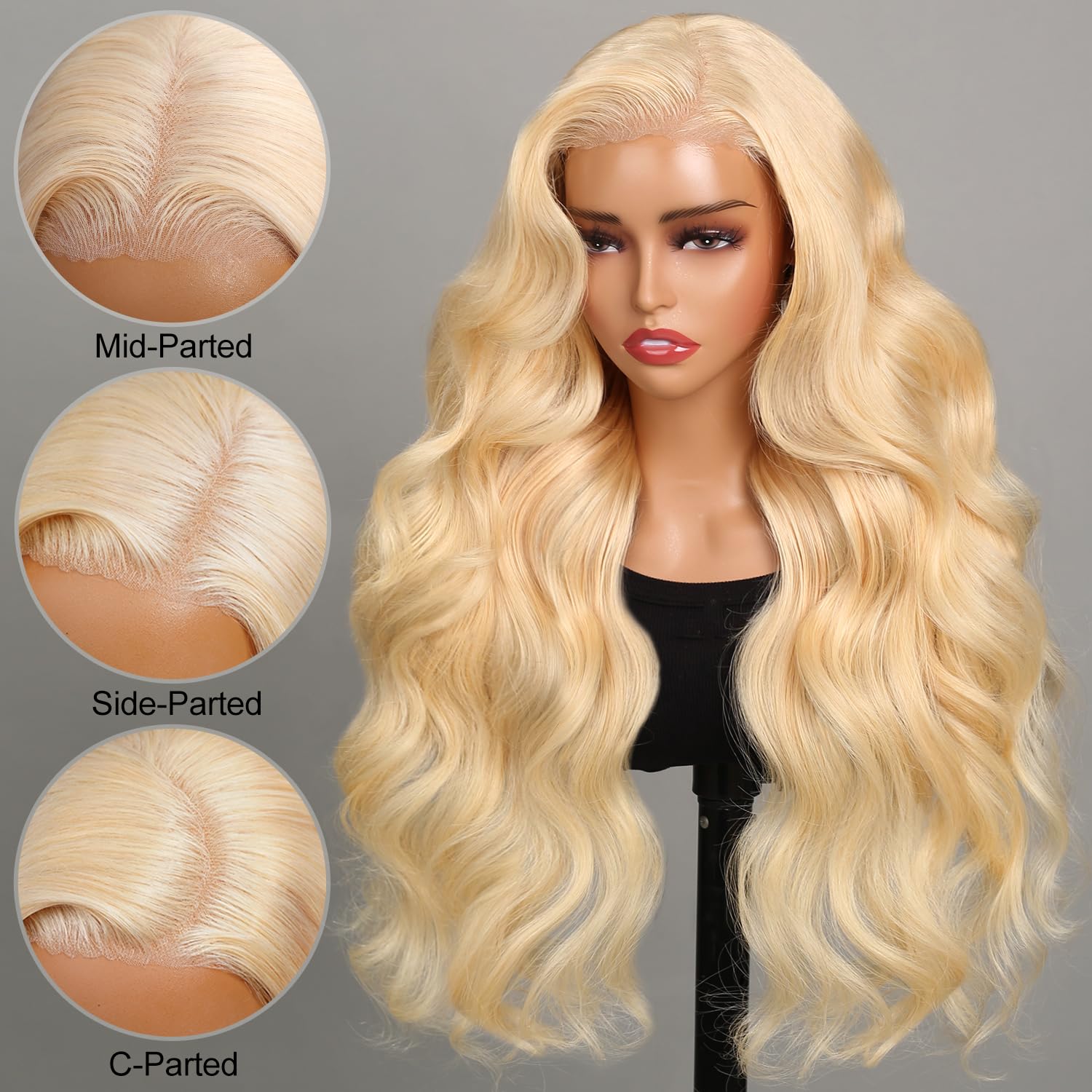 Superlook 6X5 Wear And Go Glueless Wigs Human Hair 613 Lace Front Wig Human Hair 240% Density Blonde Lace Front Wigs Human Hair