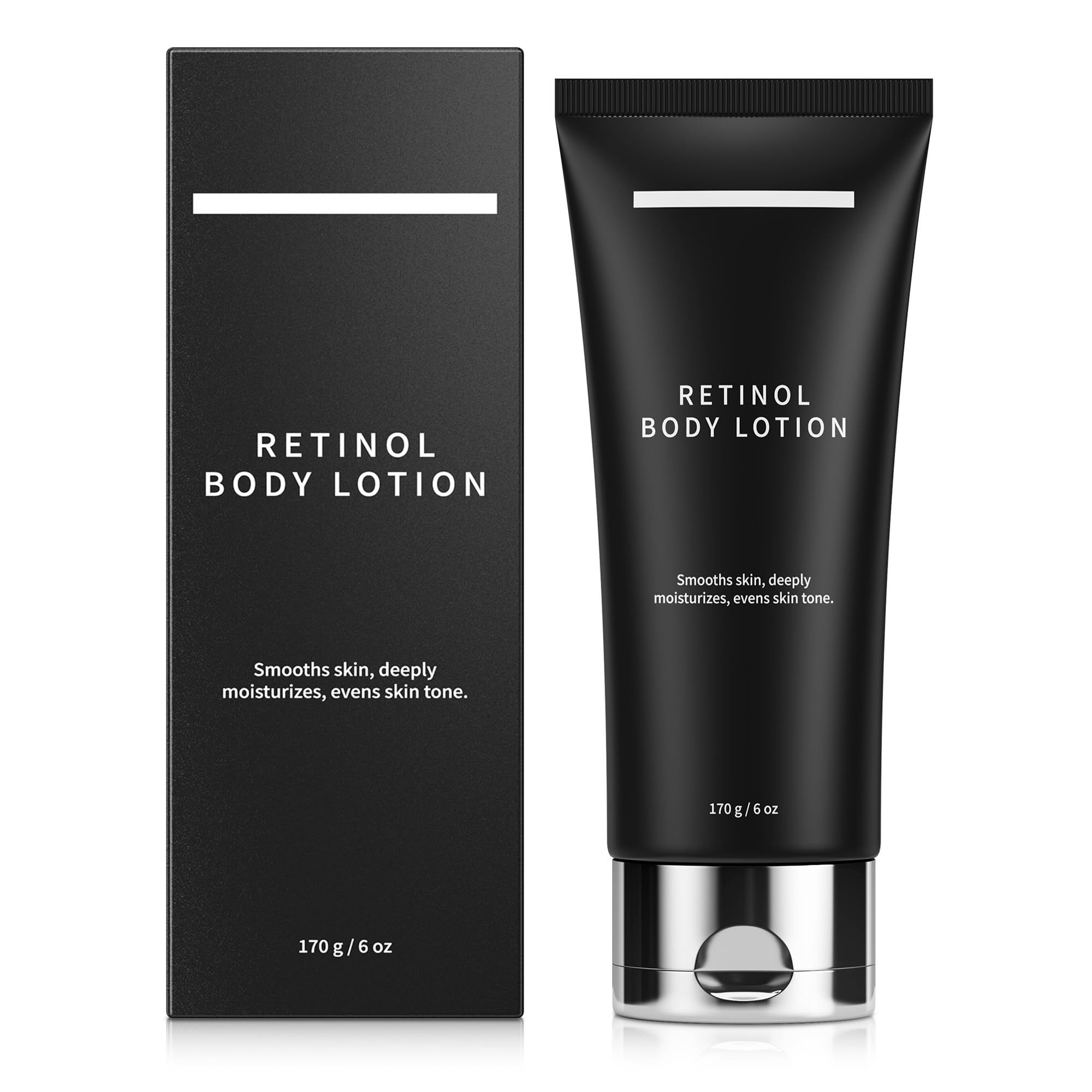 Dermatology Retinol Body Lotion: Firming Moisturizing Body Cream for Dark Spots, Stretch Marks and Mature Crepey Skin, 6 oz (170