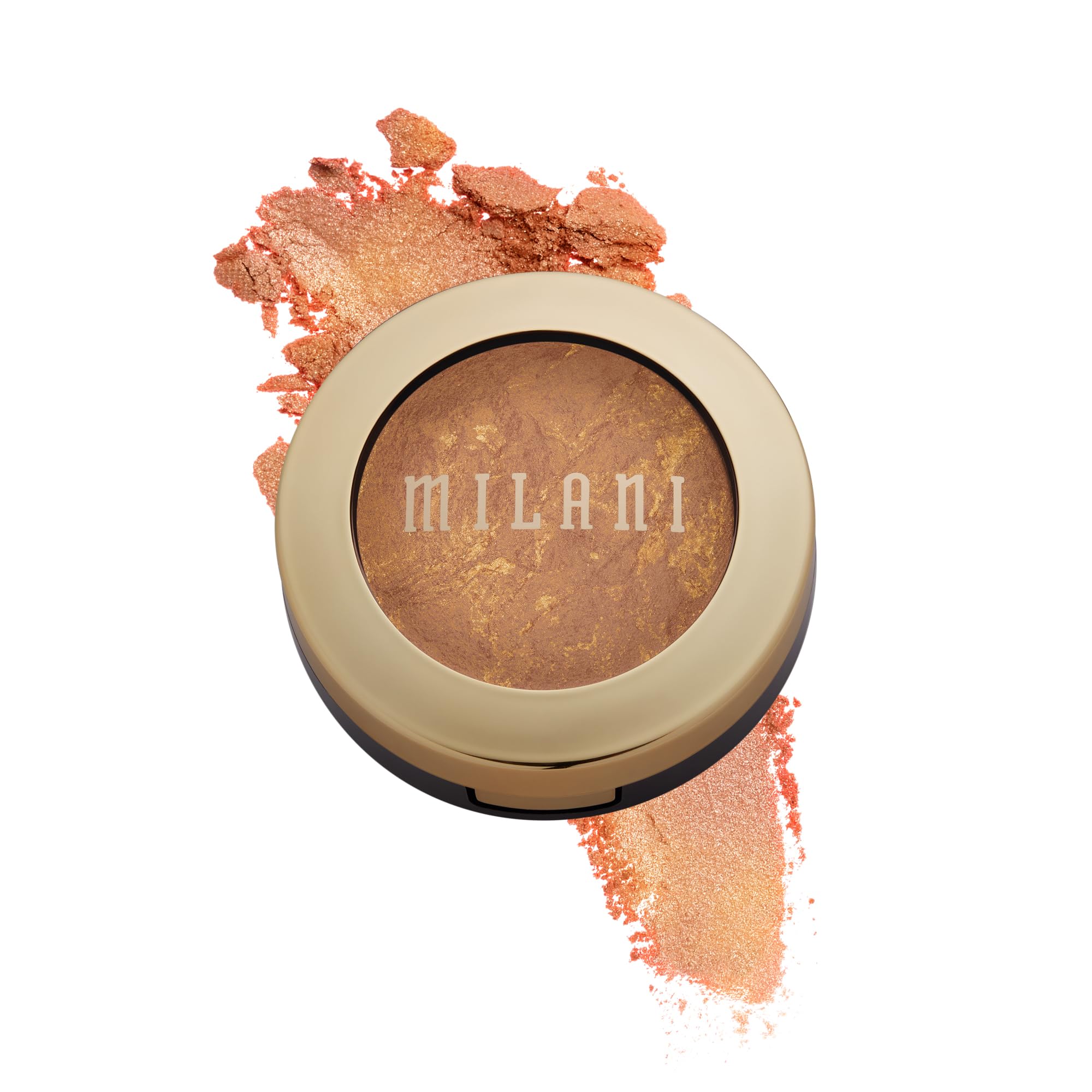 Milani Baked Bronzer - Glow, Cruelty-Free Shimmer Bronzing Powder To Use For Contour Makeup, Highlighters Makeup, Bronzer Makeup