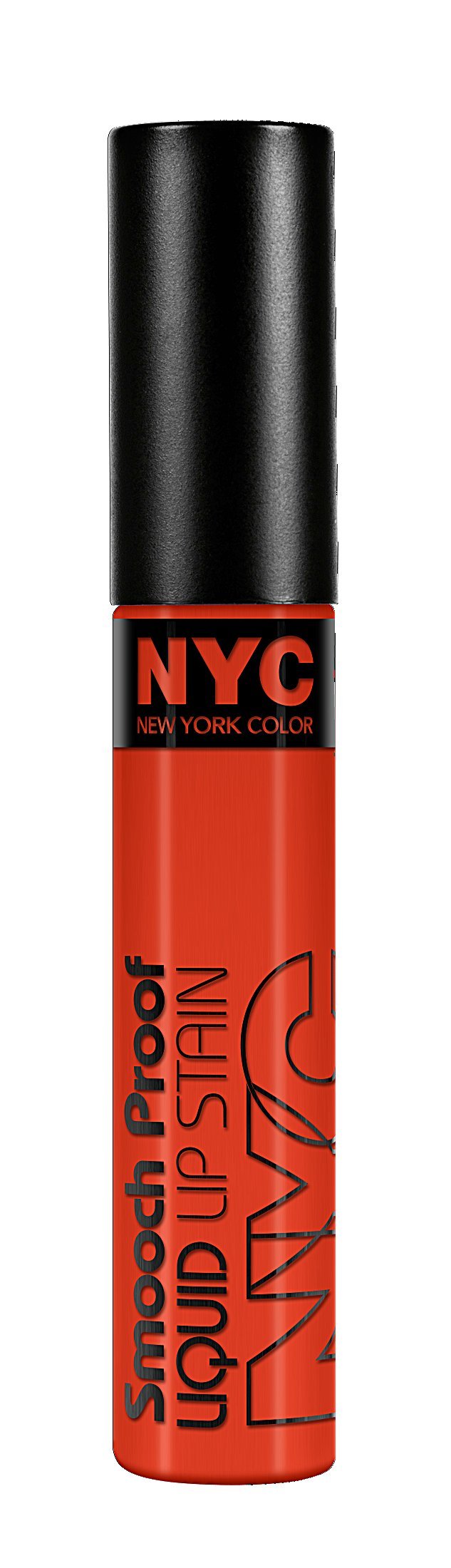 N.Y.C. New York Color Smooch Proof Liquid Lip Stain, Get Noticed !, 0.24 Fluid Ounce