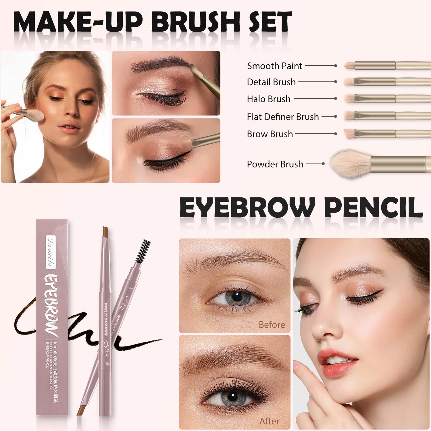 All In One Makeup Kit For Women Full Kit, Basic Cosmetics Kit For Beginner & Professionals, Eye Makeup Set Tween Girl, Make Up K