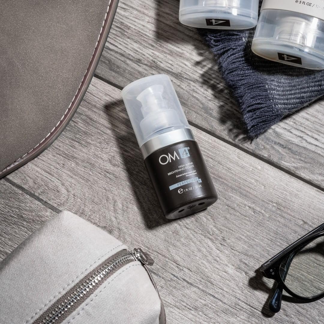 Organic Male OM4 Perfect: High Alpine Brightening Isolate - A Vitamin C and Peptide Serum for Men