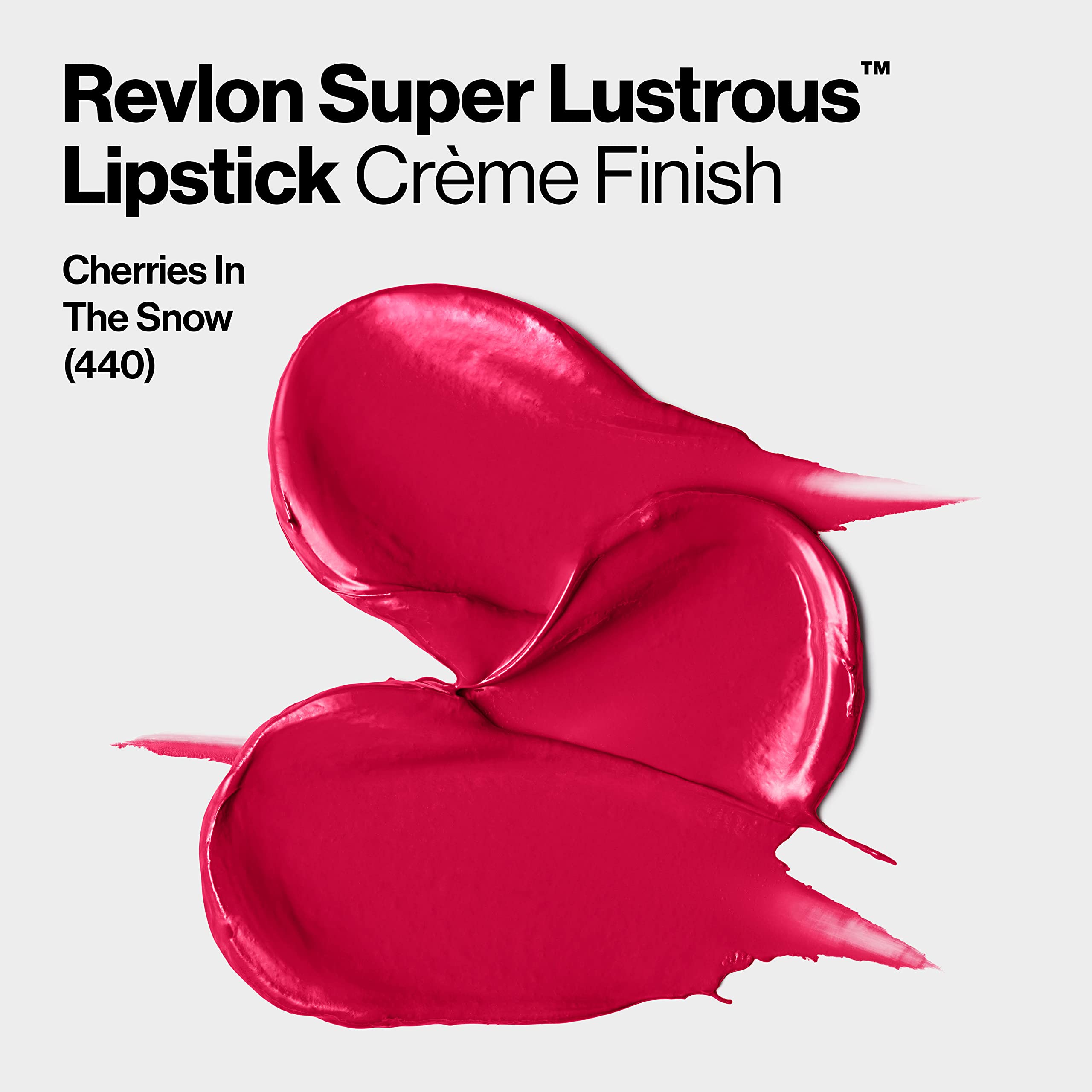 REVLON Super Lustrous The Luscious Mattes Lipstick, in Red, 023 cherries in the Snow, 015 oz