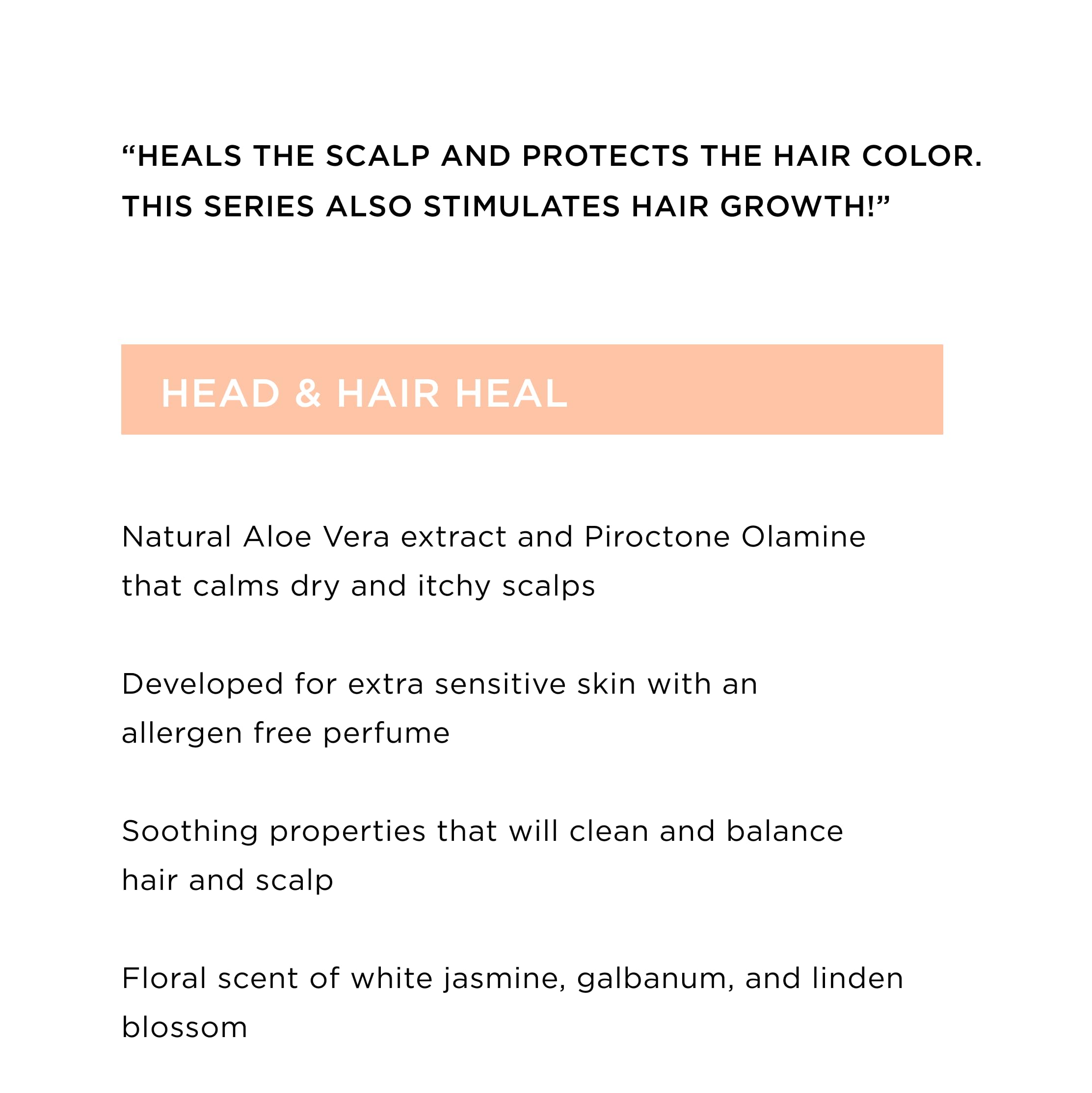 Maria Nila Head & Hair Heal, Conditioner 10.1 Fl Oz, Soothing Aloe Vera for dry & itchy scalps, 100% Vegan & Sulfate/Paraben fre