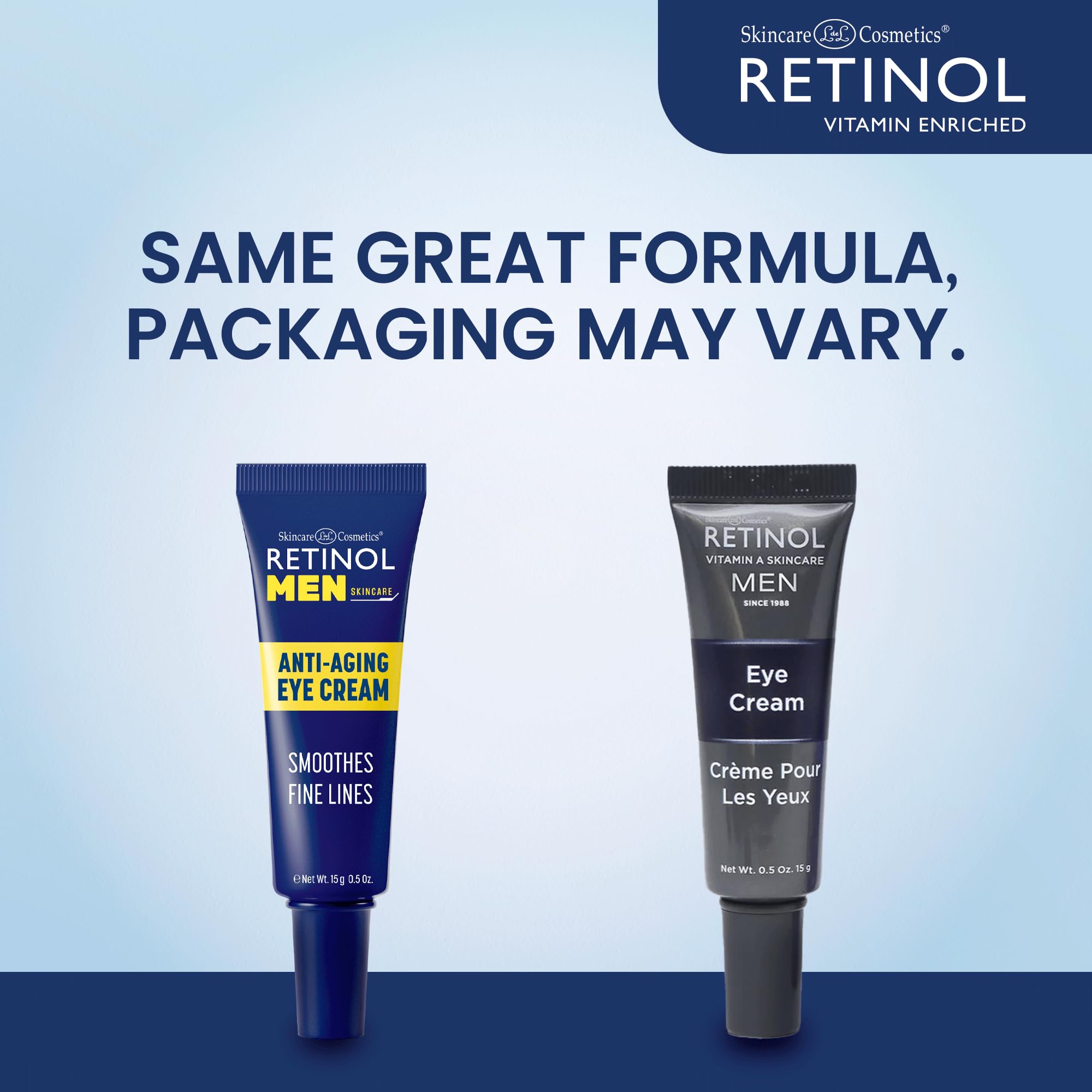 Retinol Mens Eye Cream - The Original Retinol Eye Treatment For Men - Targets Under-Eye Area to Reduce Puffiness & Dark Circles,
