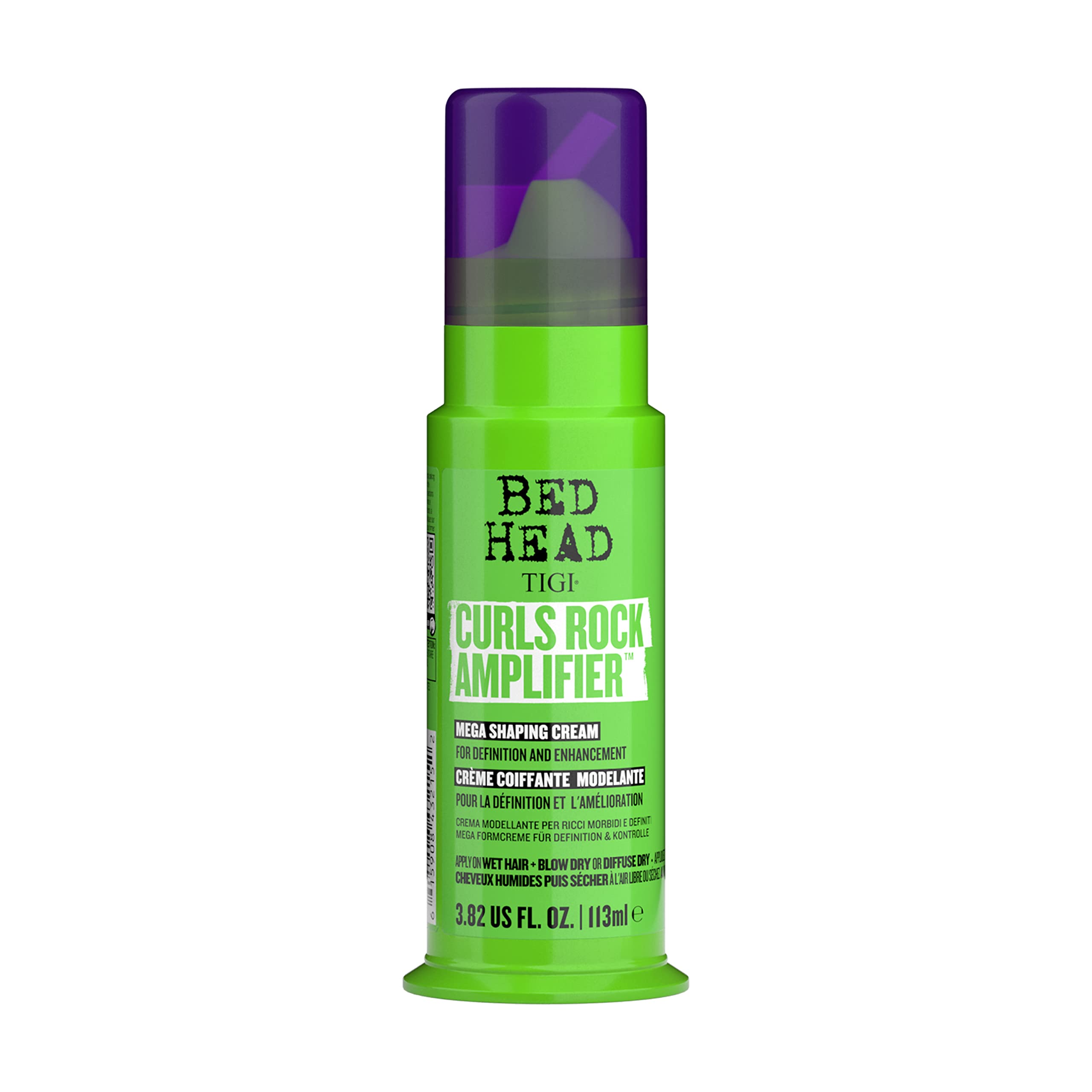 Bed Head By TIGI Curls Rock Amplifier Curl Cream for Curly Hair, the Ultimate Curl Cream for Curly Hair Care 3.82 fl oz