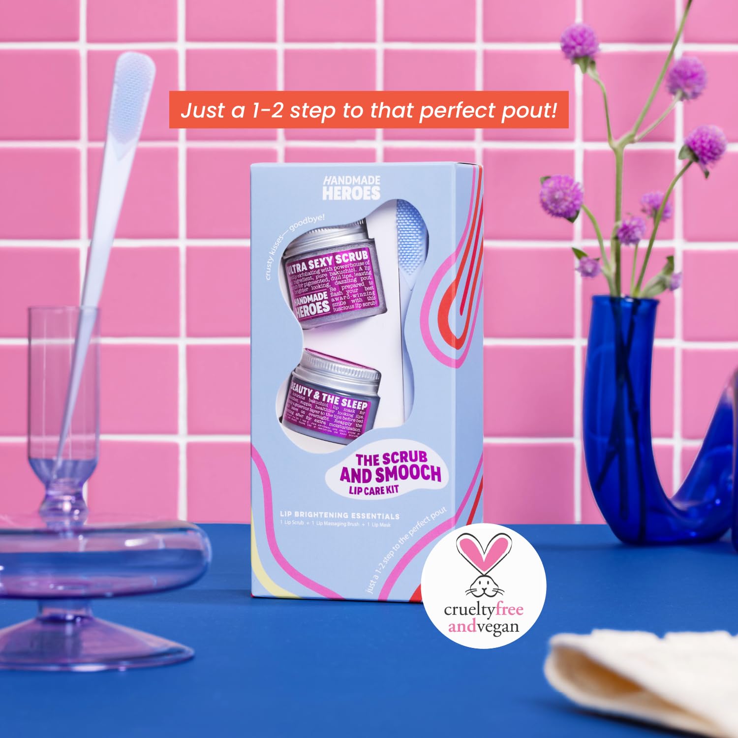 100% Natural Lip Scrub, Vegan Conditioning Coconut Lip Exfoliator - Gentle Exfoliant, Sugar Lip Polish And Lip Exfoliator Scrubb