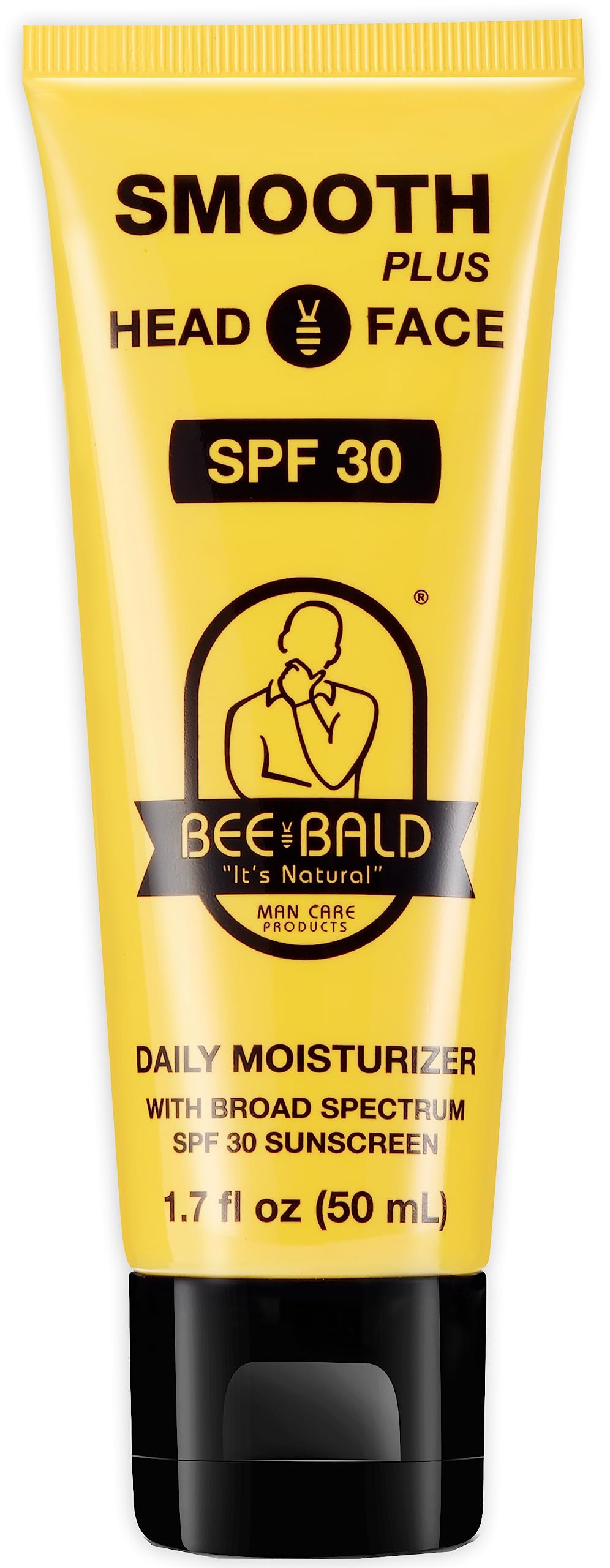 Bee Bald Smooth Plus Daily Moisturizer With Spf 30 Broad Spectrum Sunscreen Tones, Hydrates & Moisturizes While Protecting Skin