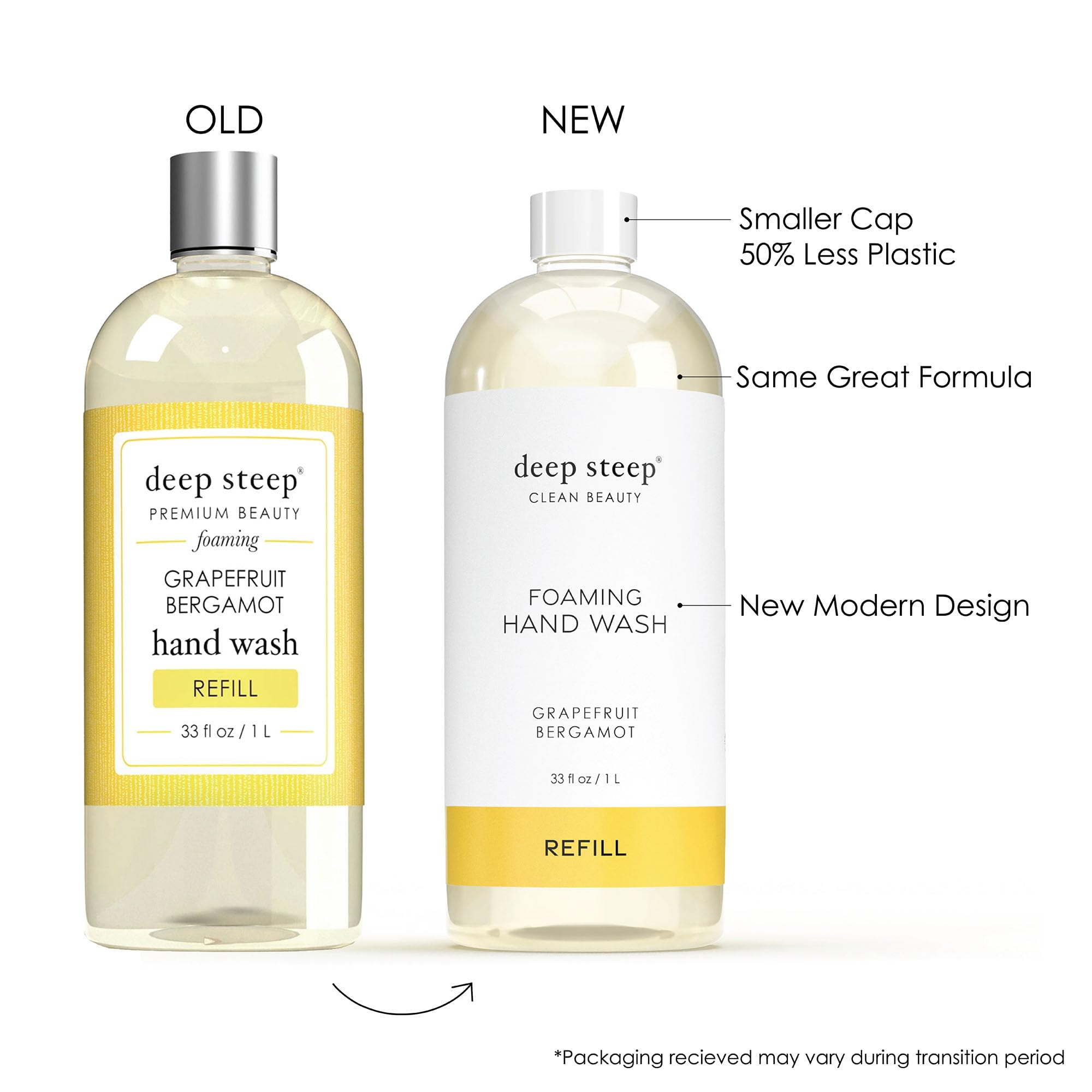 Deep Steep Foaming Handwash Refill, 33Oz (Grapefruit Bergamot)