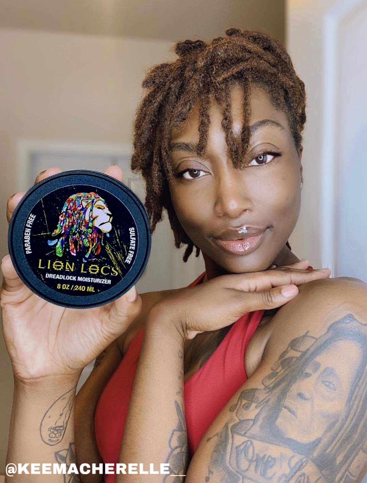 Lion Locs Hair Locking Dreads Moisturizer For Dreadlocks, Locks, Microlocs, Interlocks, Braidlocks, Braids, Fauxlocs, Twistlocks