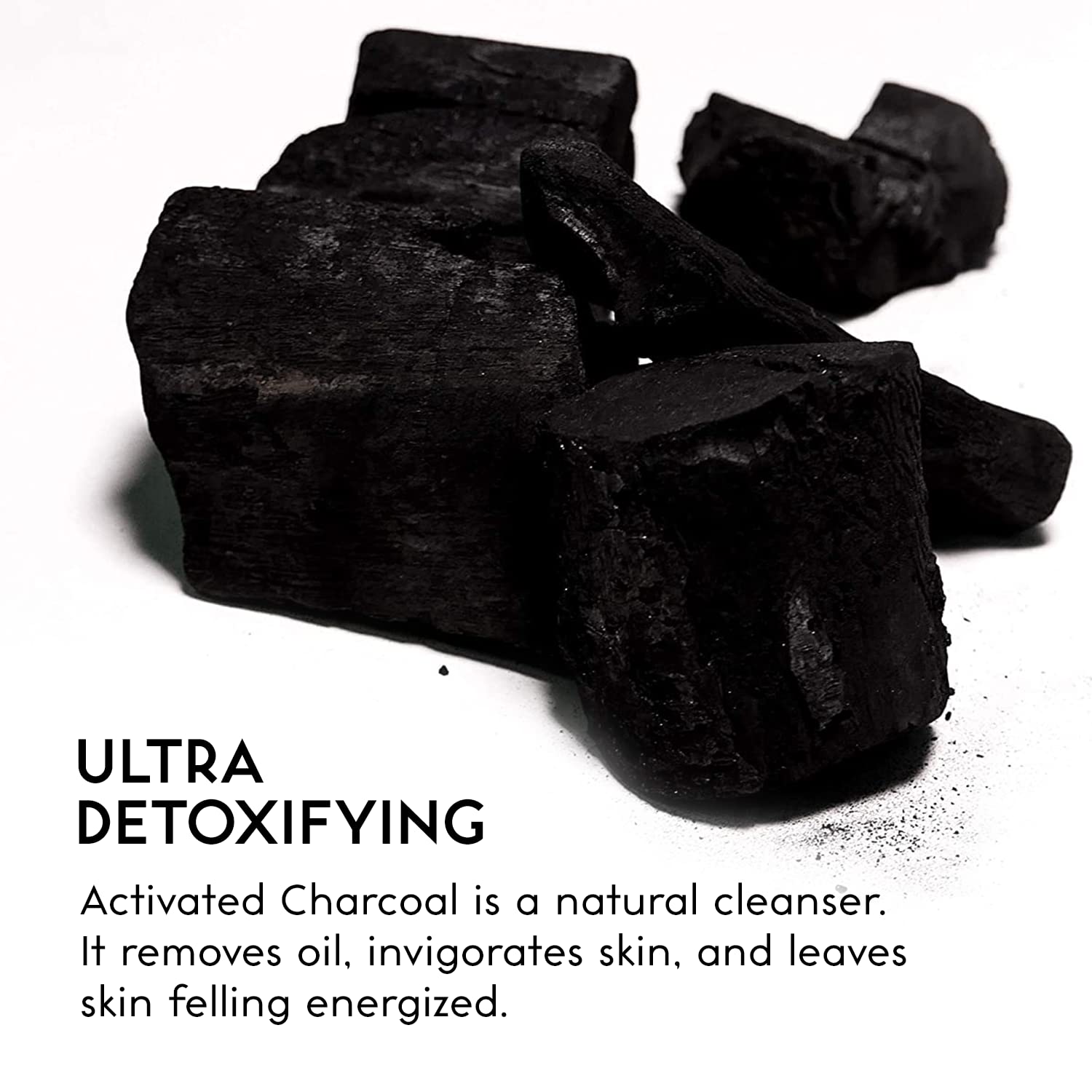 O Naturals 3 Pack Activated Charcoal Soap Black Bar Soap with Peppermint Oil Detoxifying Body Wash Soap Bar & Face Soap Vegan Me