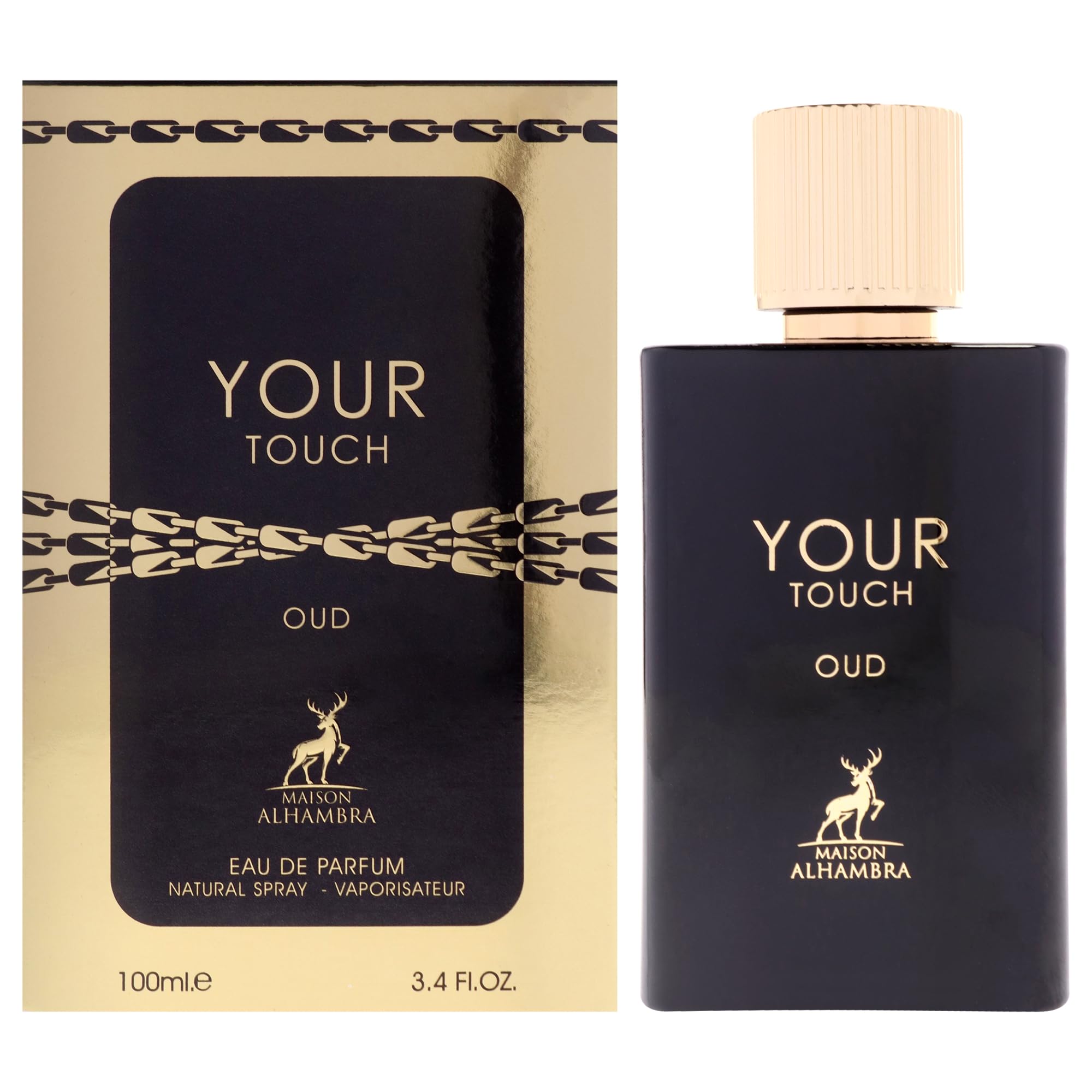 Your Touch Oud by Maison Alhambra for Men - 3.4 oz EDP Spray