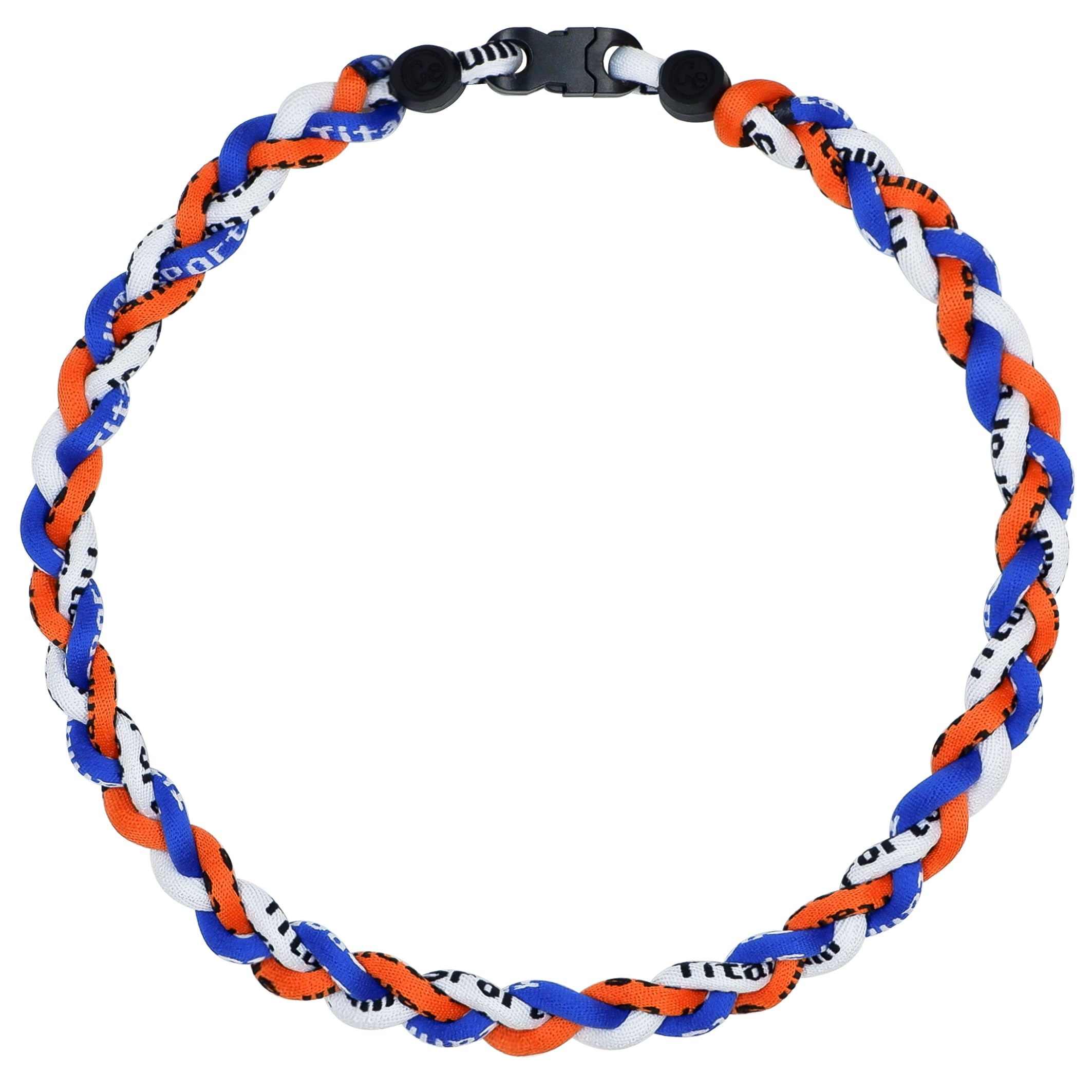 SUPBOMM Baseball Rope Necklaces, League Team Colors Braided Necklace, Baseball Team Gifts, Mets