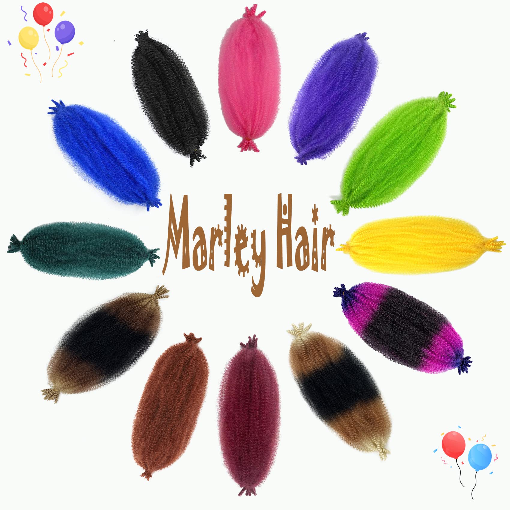 Cuban Twist Hair 12 Inch 8 Packs Marley Twist Braiding Hair Springy Afro Twist Hair, Kinky Twist Hair For Braiding, Wrapping Hai