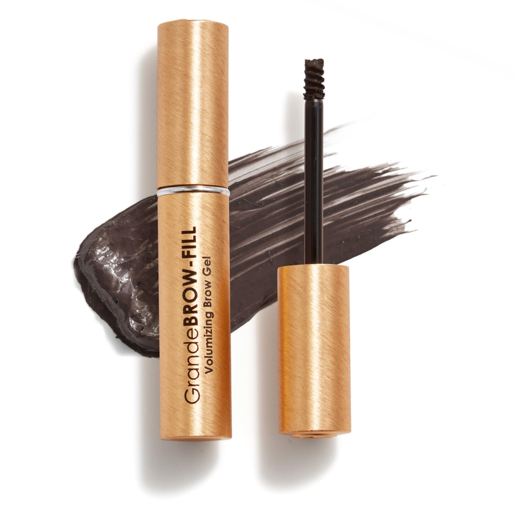 Grande Cosmetics GrandeBROW-FIL Volumizing Brow Gel, Ebony, 0.14 fl. oz.