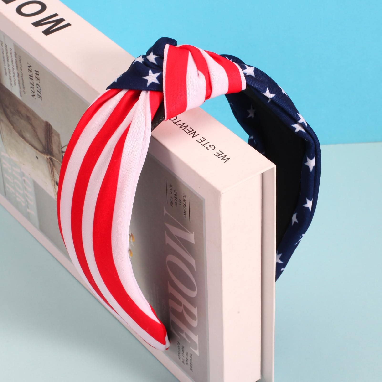 Ardorchid American Flag Headbands For Women Girls Patriotic Independence Day 4Th Of July Headband Usa Red White And Blue Star Ha