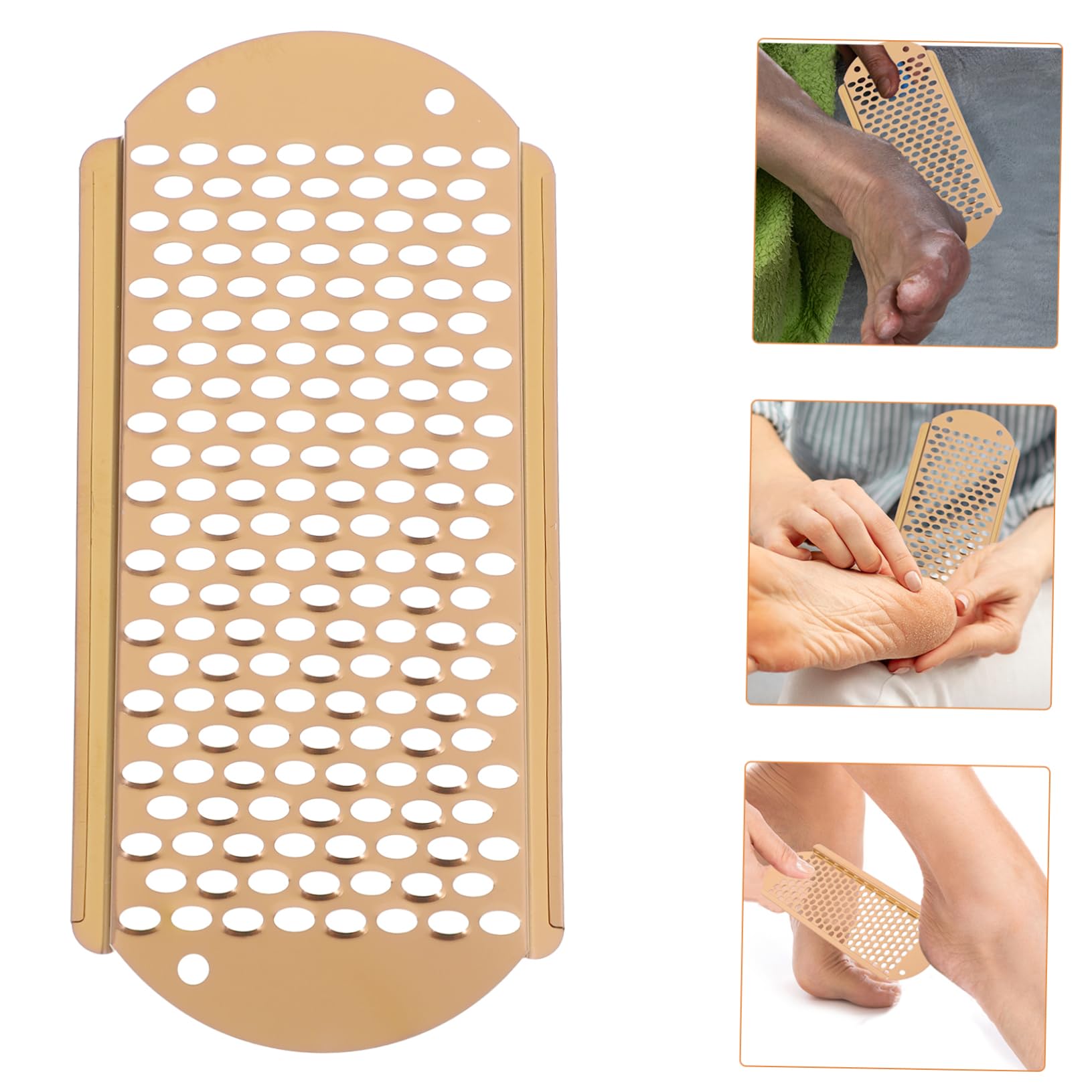 Mobestech 3pcs Pumice Stone Scrapper Pedicure Tools for Feet Foot File Remover Foot Grater Foot Dead Skin Remover File Foot Rasp