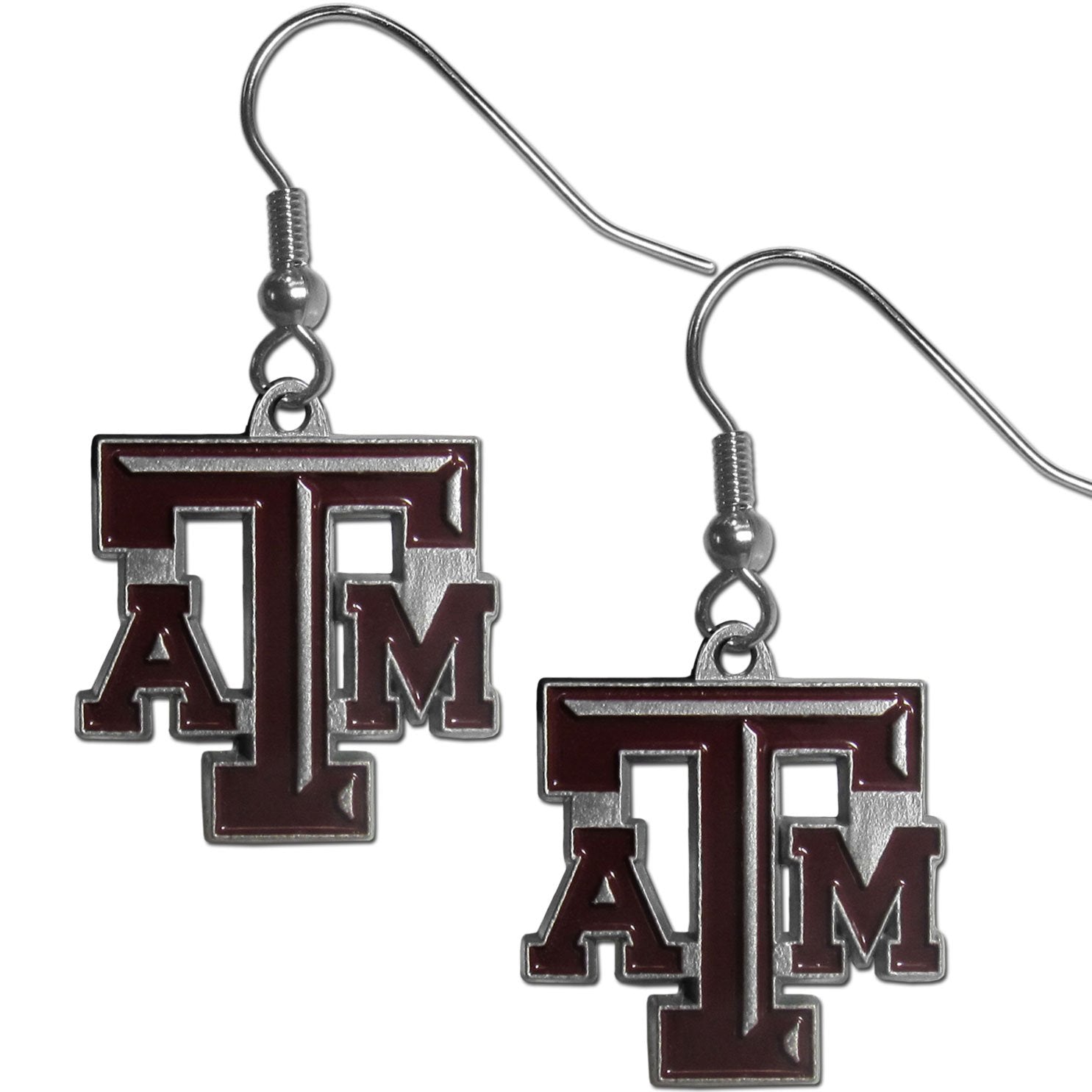 NCAA Siskiyou Sports Womens Texas A&M Aggies Dangle Earrings One Size Team Color