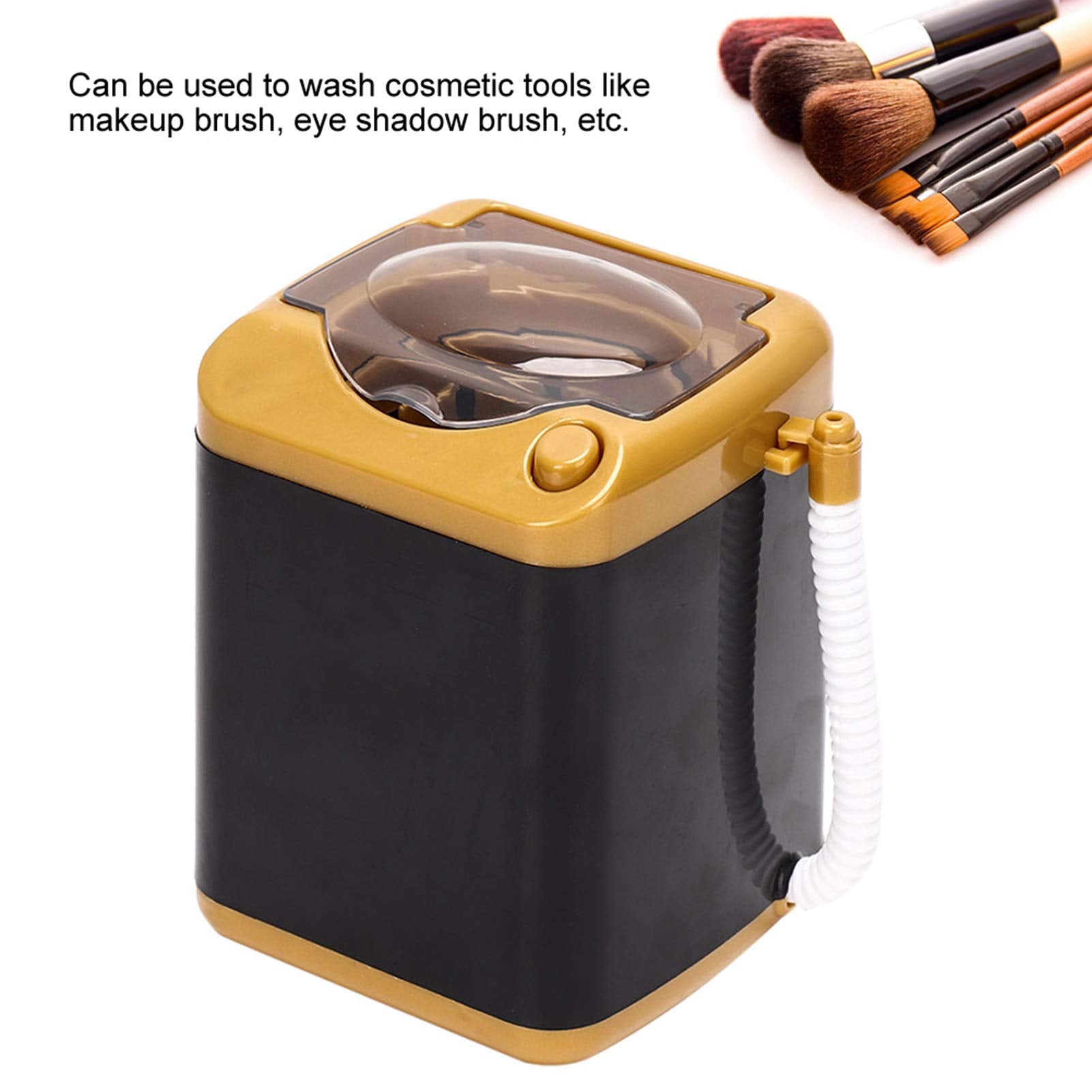 Yuyte Electric Mini Quick Dry Cleaning Washer - Toy Washing Machine Cleanser, Cosmetic Tool Kids Gift (01)