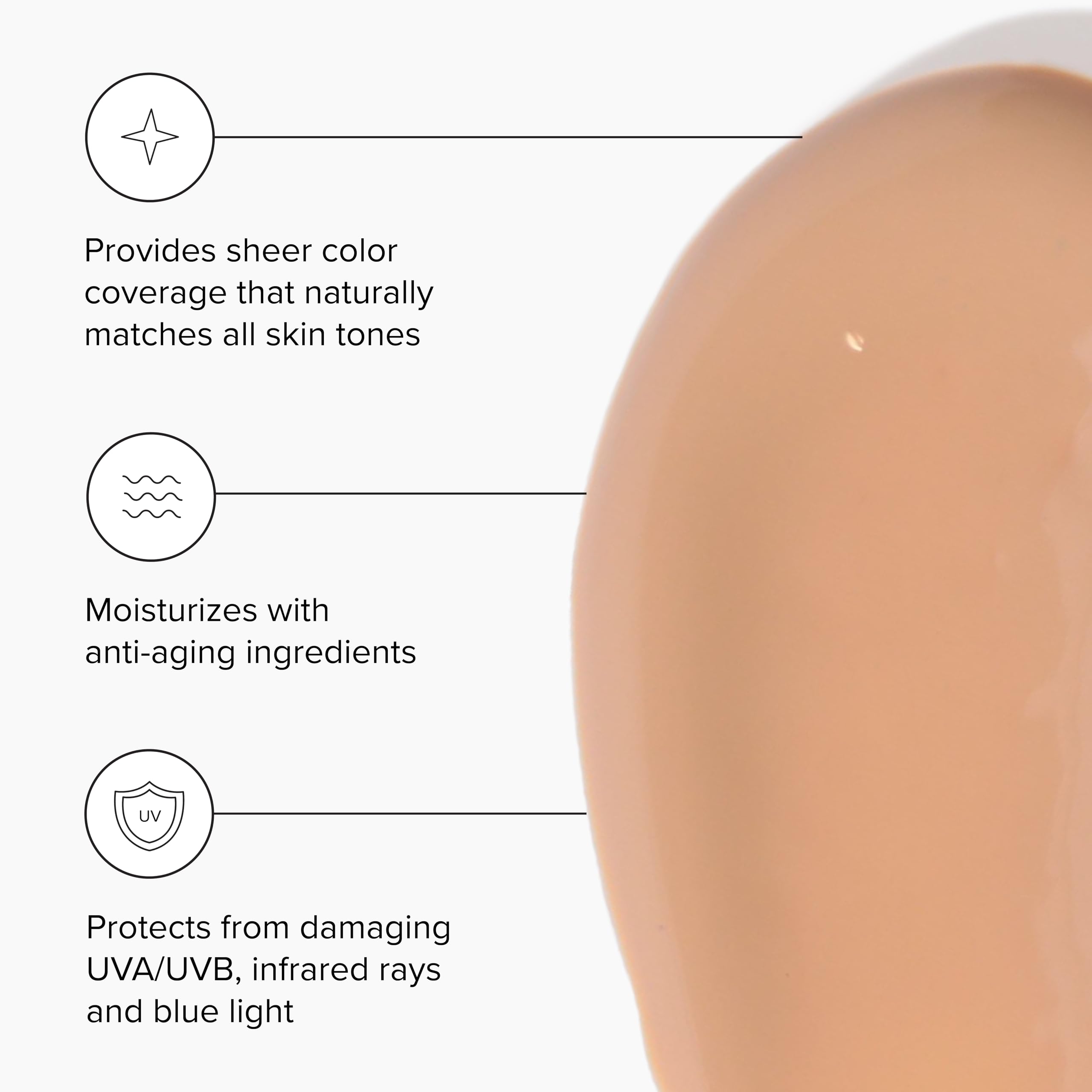 Drmtlgy Universal Tinted Moisturizer With Spf 46. Universal Tint. All-In-One Light Sheer Coverage Tinted Face Sunscreen With Bro