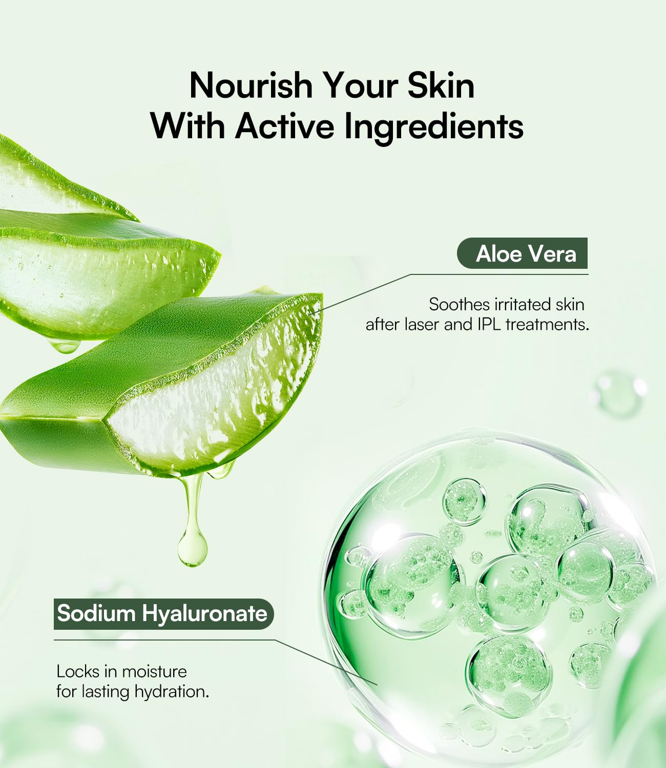 Inia Microcurrent Conductive Gel For Korean Skin Care Machines & Face Massagers - Hydrating Gel Primer With Hyaluronic Acid Faci