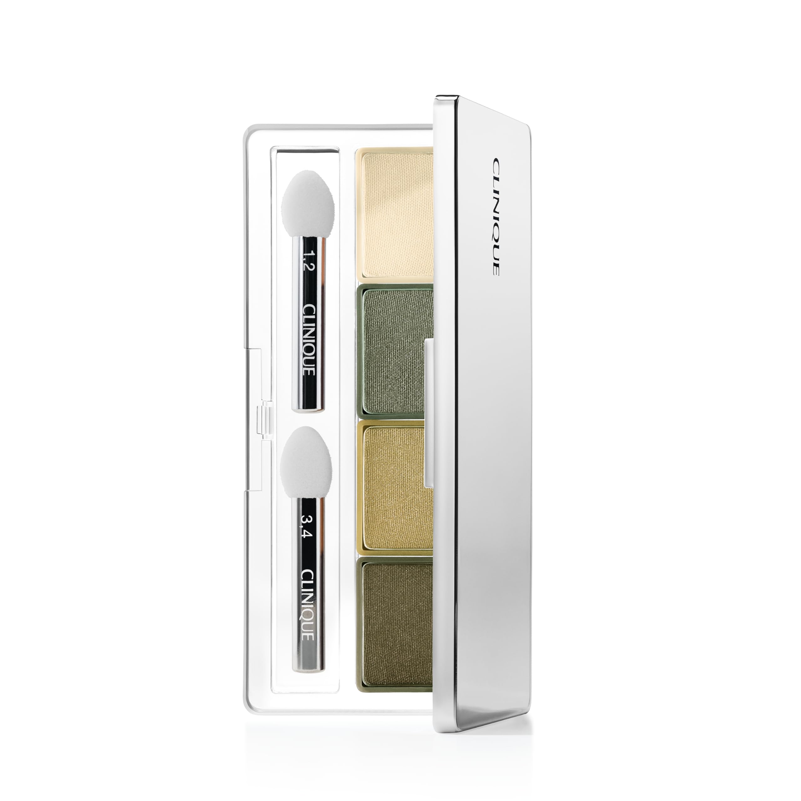 Clinique All About Shadow Quad | Long Lasting, Crease + Fade Resistant + Safe For Sensitive Eyes, On Safari