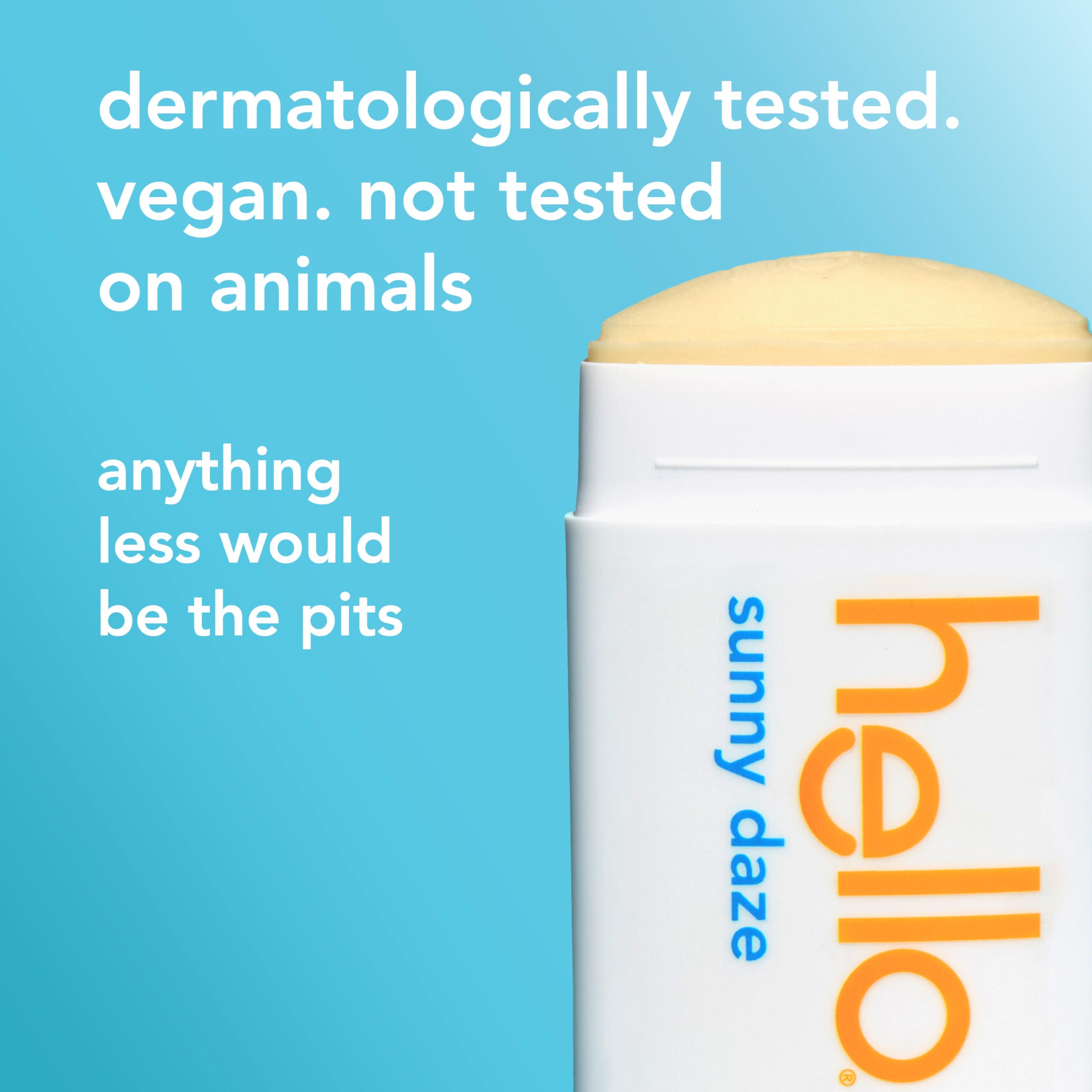 hello Sunny Daze Aluminum Free Deodorant for Women and Men with Shea Butter, 24-Hour Freshness, Baking Soda Free Deodorant, Derm
