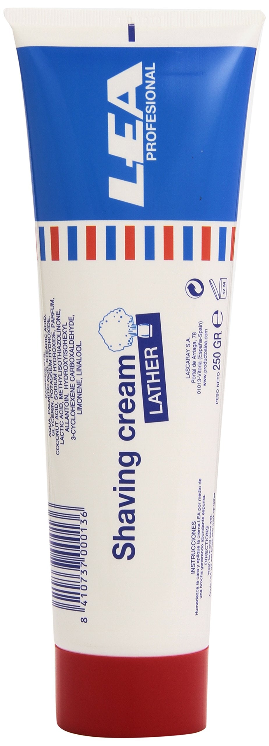 LEA, Professional Shaving Cream, 250 Gram