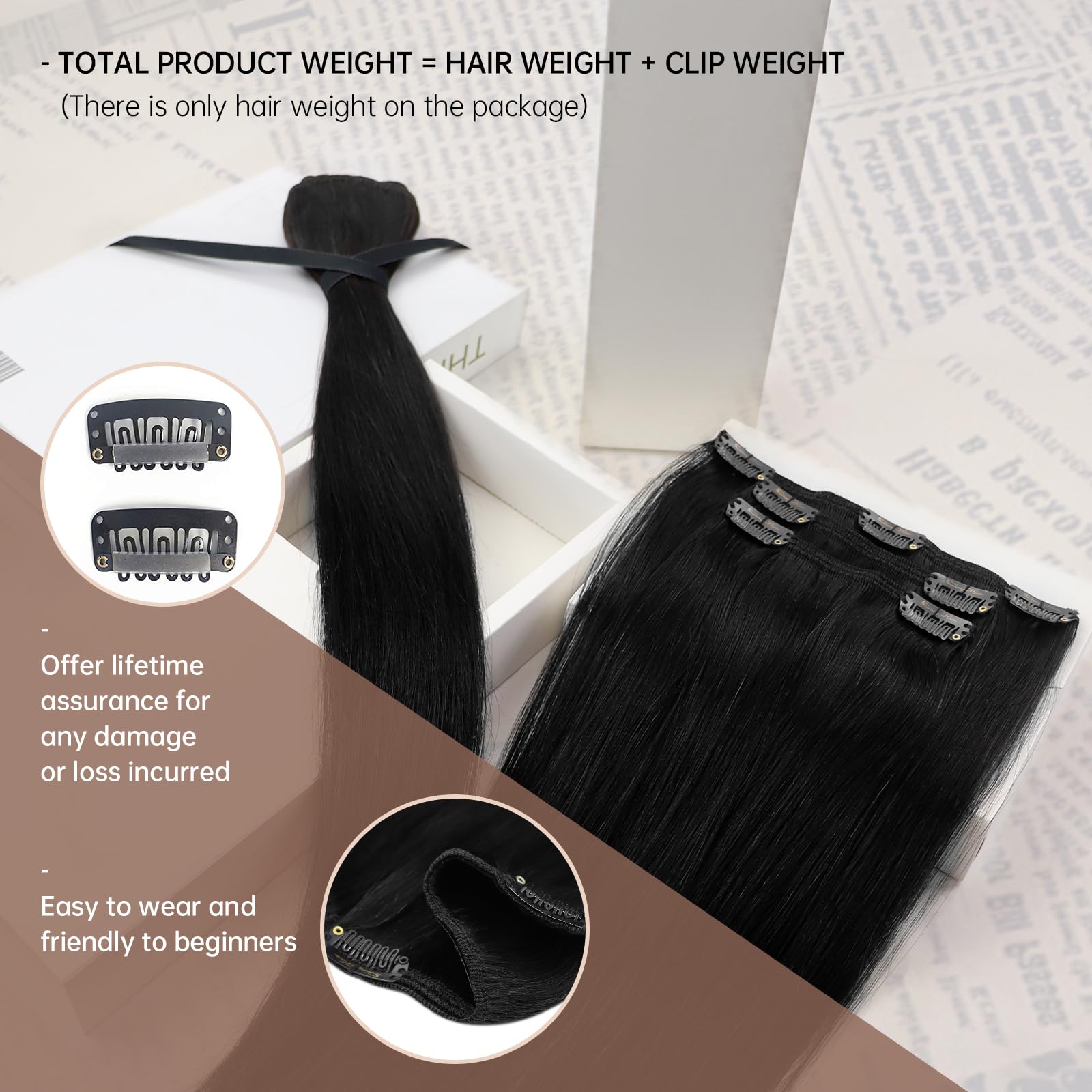 Sunny Long Hair Extensions Clip In Black Clip In Hair Extensions Human Hair Jet Black Real Hair Clip In Extensions Remy Clip-In
