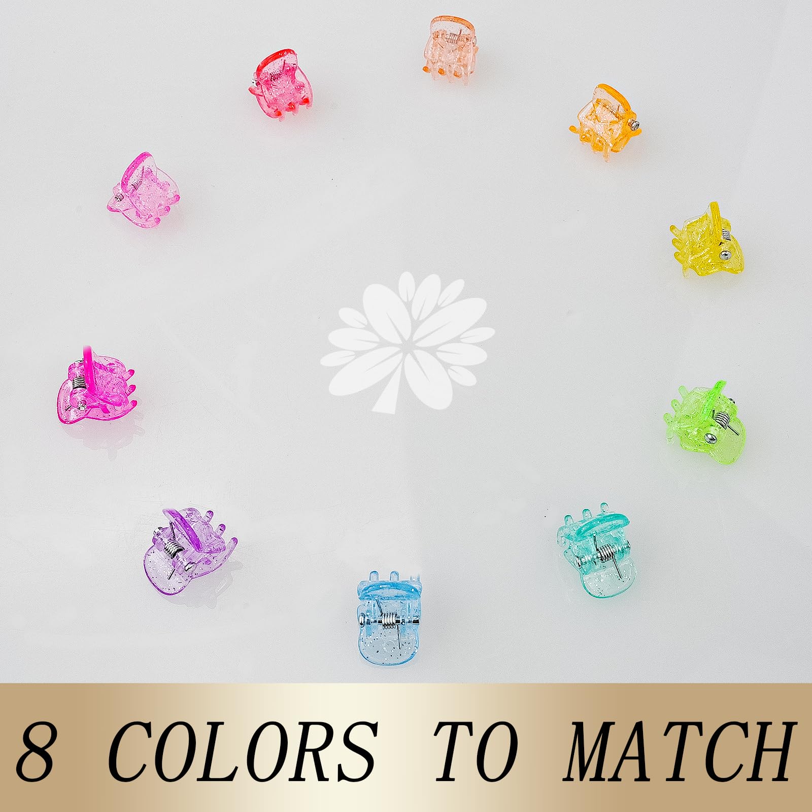 KANPRINCESS 70PCS Mini Hair Clips with Fancy Box Classics Small Claw Clips for Women and Girls Hair Accessories for Gift(SET10)
