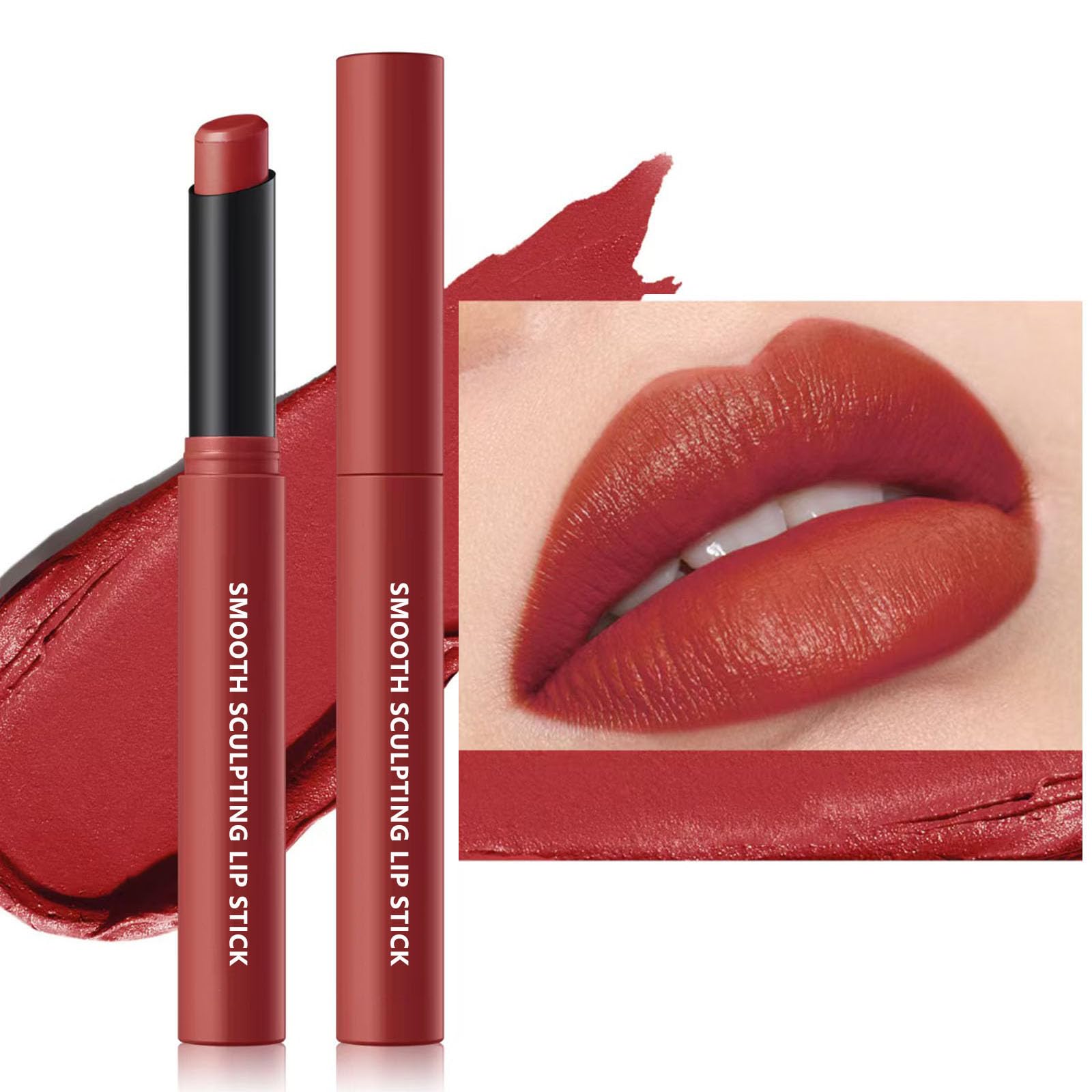 Hyesamyo Red Lipstick For Women Matte Highly Pigmented Moisturizing Lip stick Hypoallergenic Waterproof Long Lasting Lipsticks Q