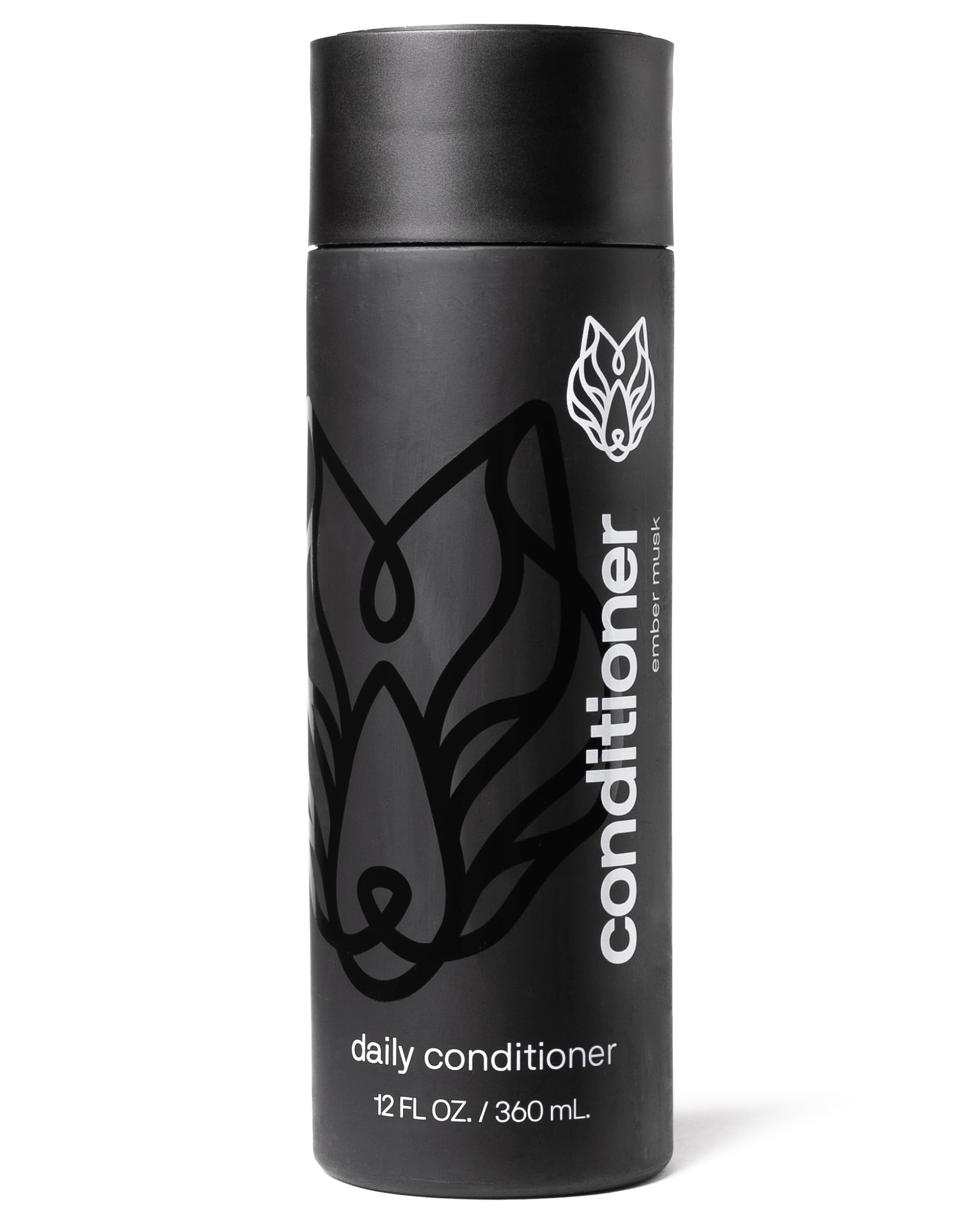 Black Wolf Everyday conditioner, 12 Fl Oz - Salon-grade Hair conditioner for Men Smooths, Detangles  Locks in Moisture - Hydrate