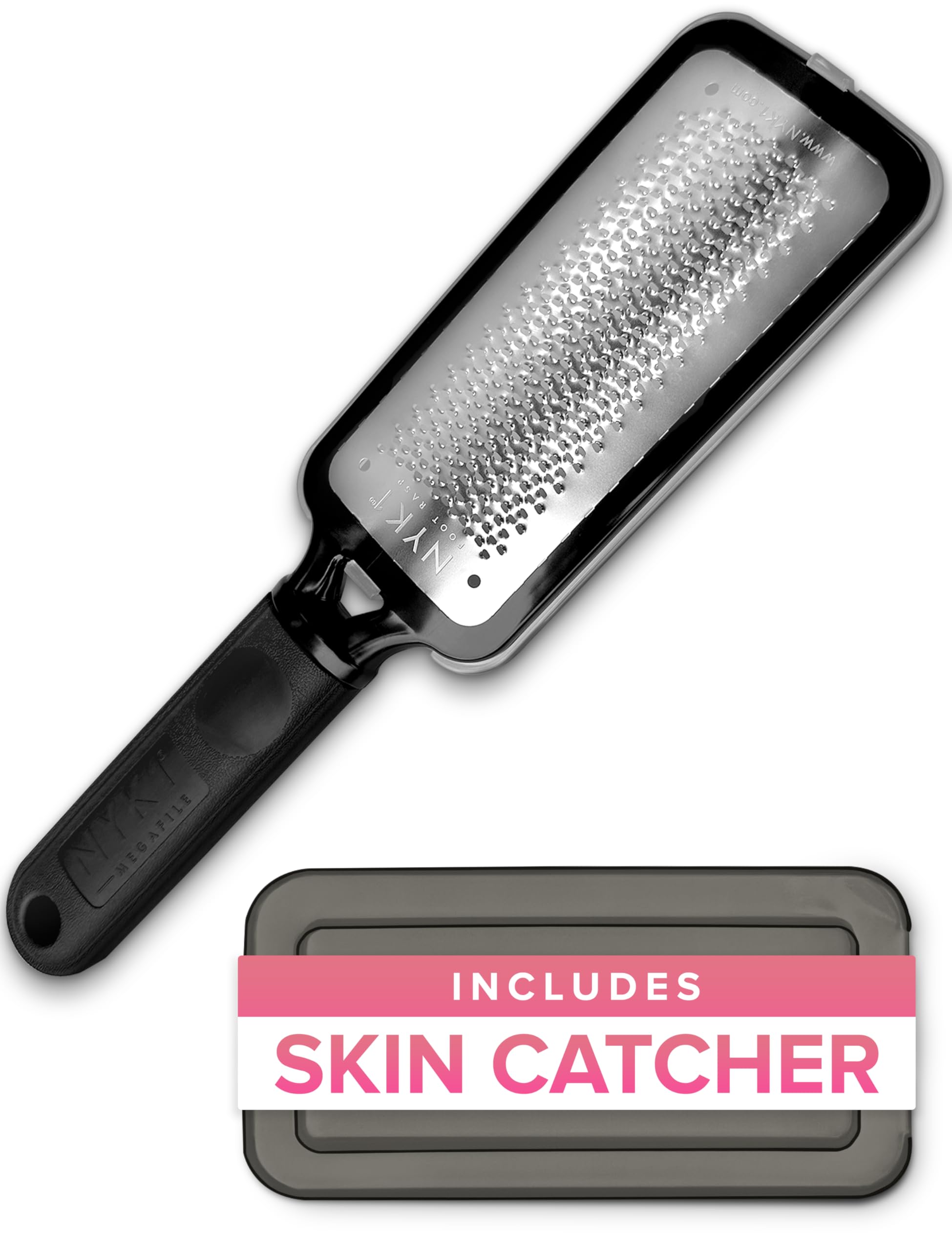 Stainless Steel Professional Pedicure Foot File - (Xl Size) Pedicure Foot Spa Products, Foot Callus Remover For Smooth & Soft Fe