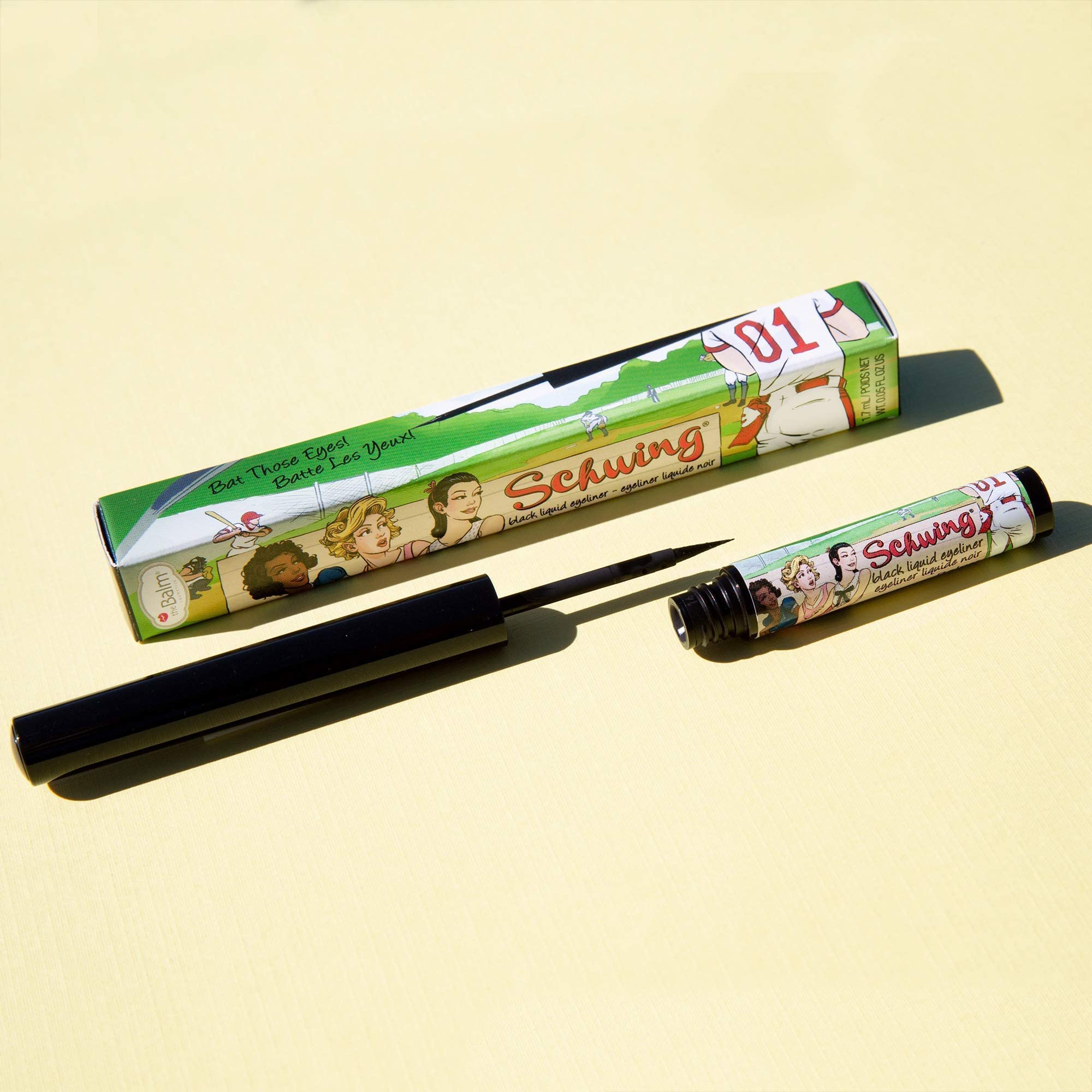 Thebalm Schwing Liquid Eyeliner, Black, Matte Finish, 0.05 Fl Oz (Pack Of 1)