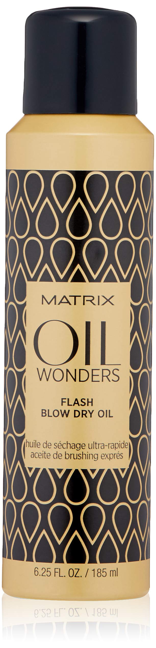 Matrix Oil Wonders Flash Blow Dry Oil | Restores Strength & Enhances Shine | Infused With Moroccan Argan Oil | For All Hair Type