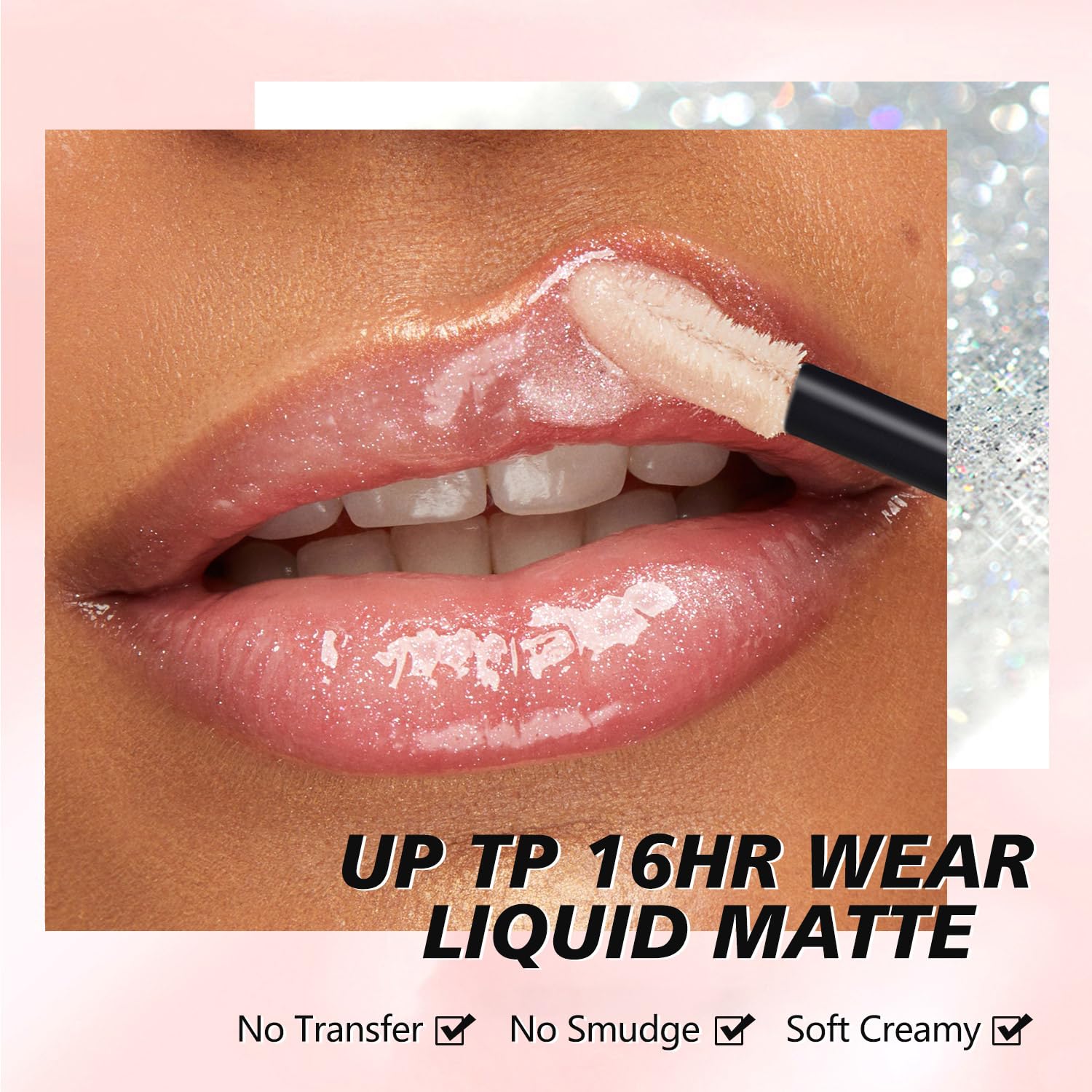 Maki Yika Clear Lip Gloss For Women Lip Plumper Gloss Tinted Glitter Lipgloss Moisturizing High Shine Plumping Lip Gloss, Clear