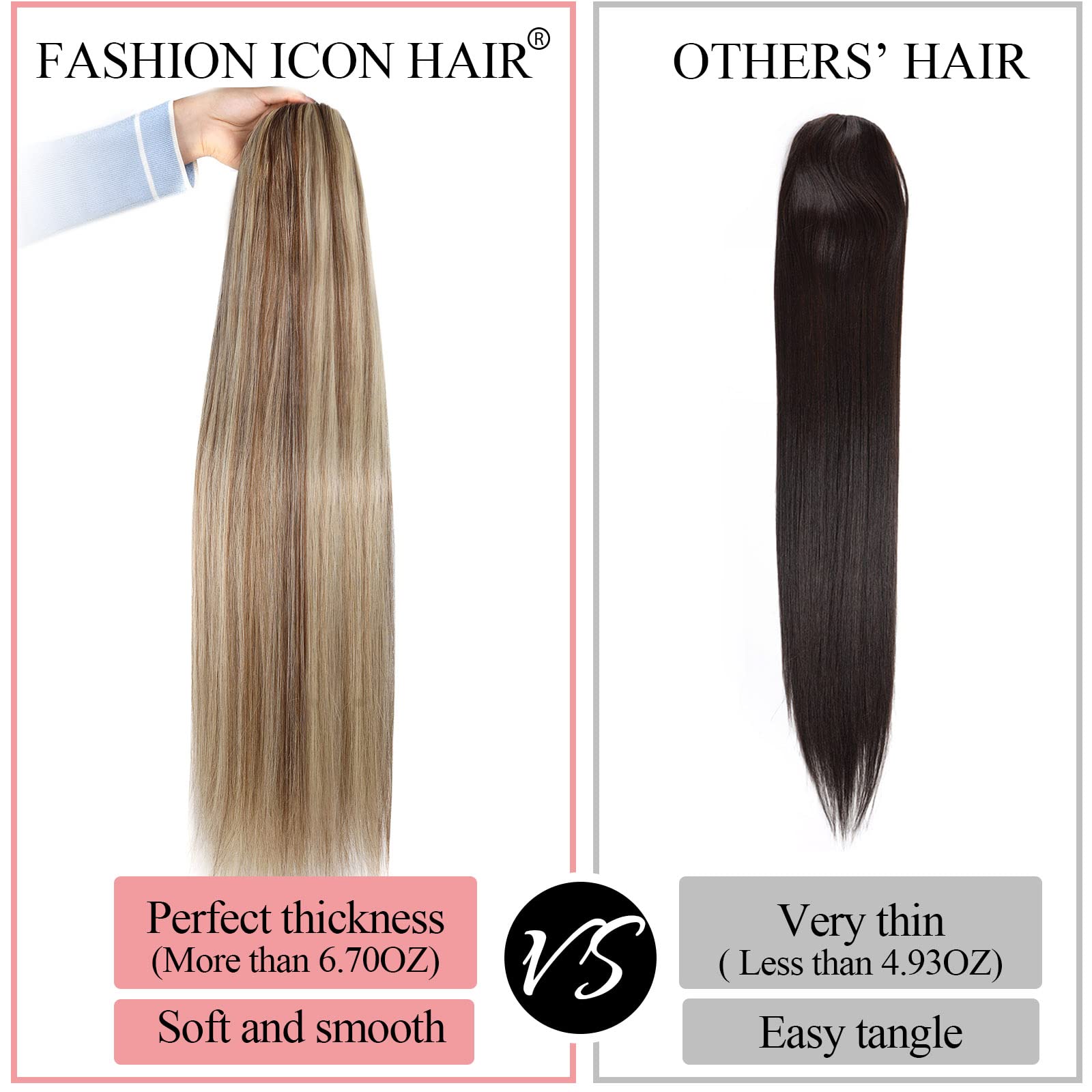 Fashion Icon Long Blonde Ponytail Extensions Drawstring Straight Clip in Hair Extension Ponytail For Women 30Inch Synthetic Hair
