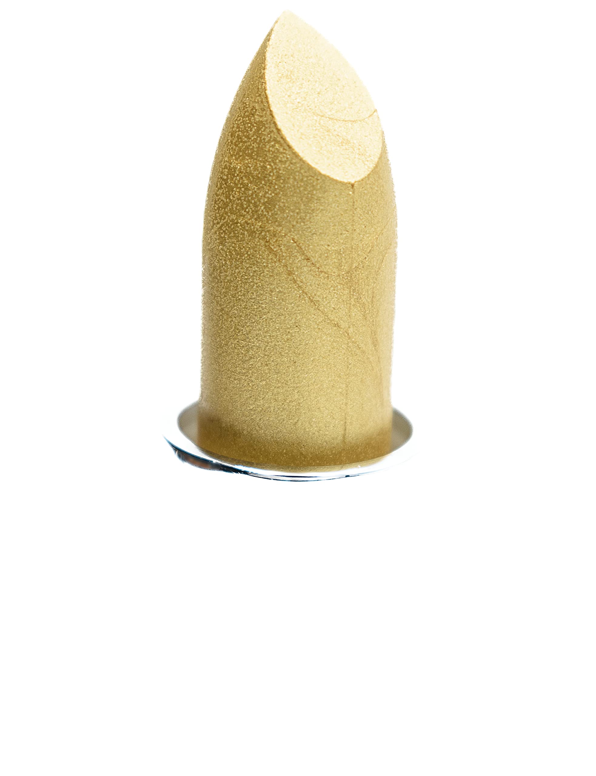 Pure Ziva Glimmer Gold Metallic Famous Creamy Shiny Lipstick Color Moisturizing Paraben Free, No Animal Testing & Cruelty Free L