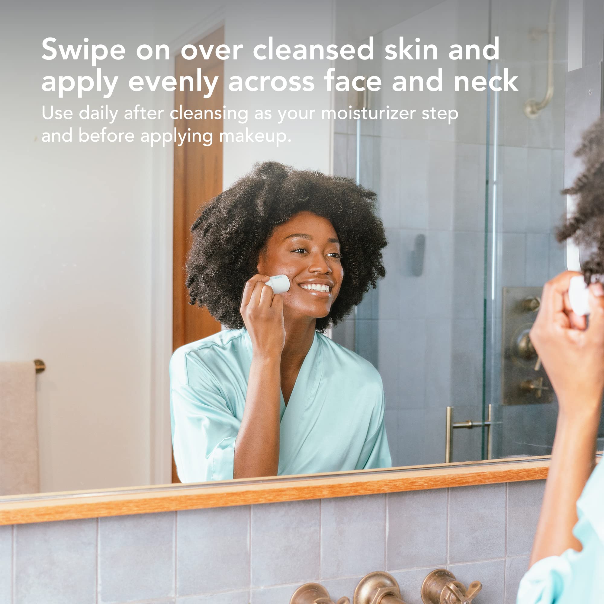 Coola Organic Refreshing Water Stick Face Moisturizer With Spf 50, Dermatologist Tested Face Sunscreen With Plant-Derived Bluesc