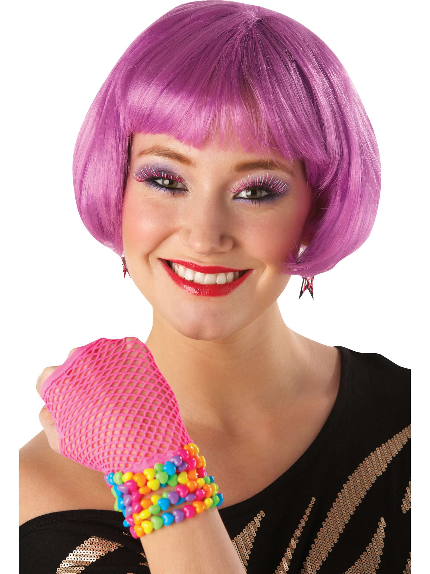 Rubie's Purple Super Model Wig, Purple, One Size