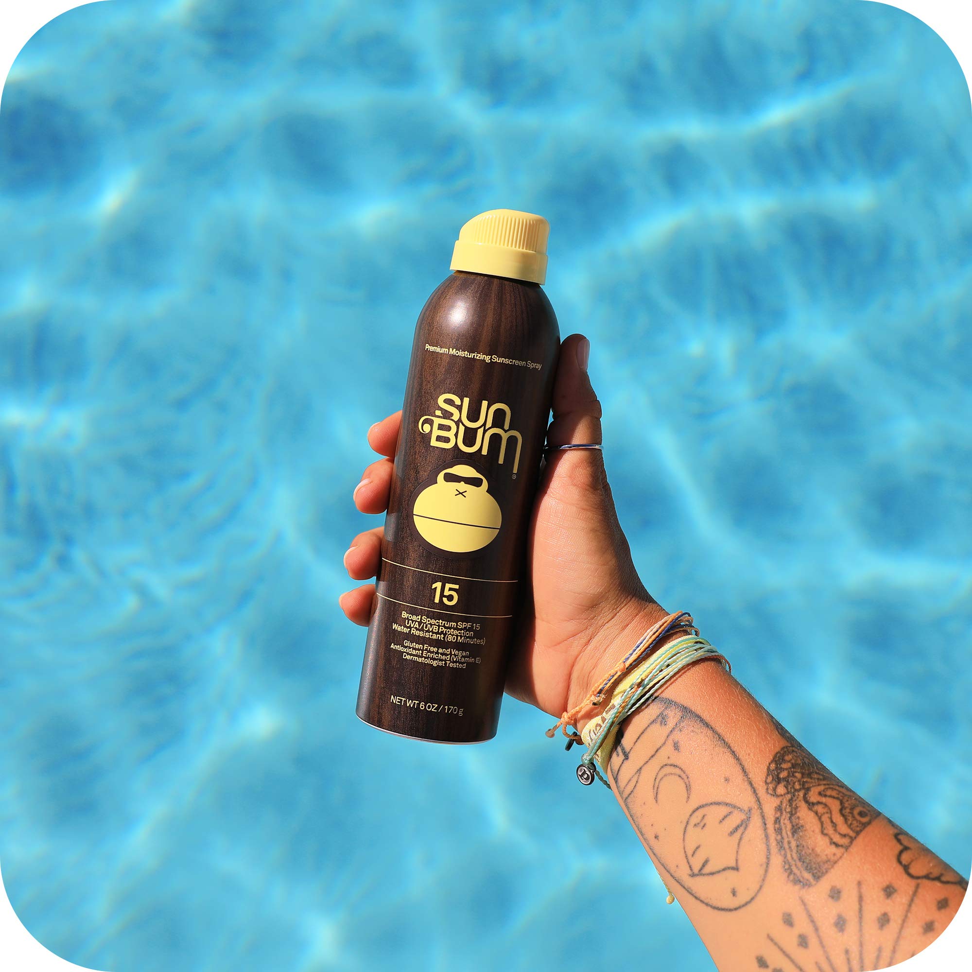 Sun Bum Sun Bum Original Spf 15 Sunscreen Spray Vegan And Reef Friendly (Octinoxate & Oxybenzone Free) Broad Spectrum Moisturizi