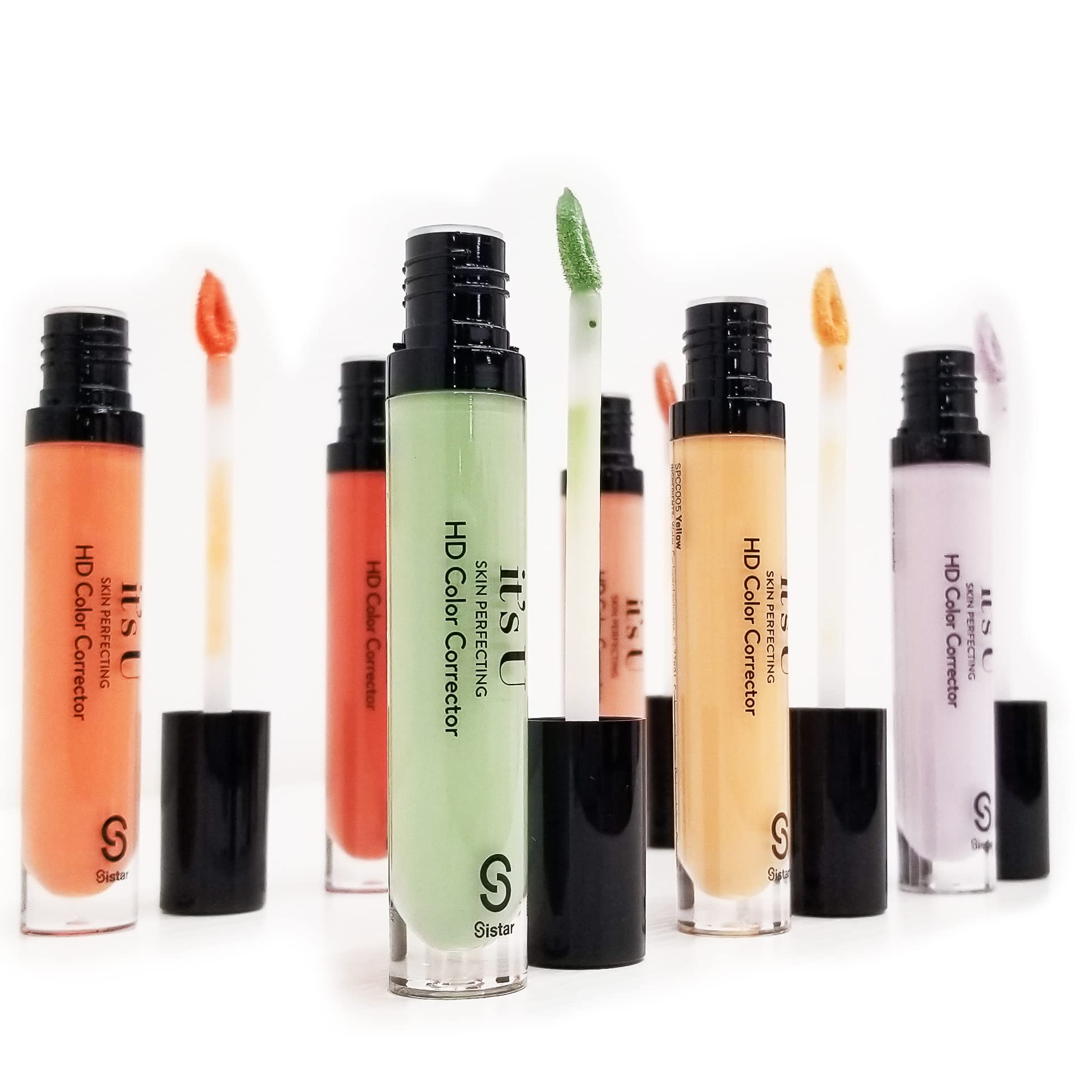 Sistar It'S U Skin Perfecting Conceal Hd Contour Color Corrector Full Coverage Smooth And Flawless (Green)