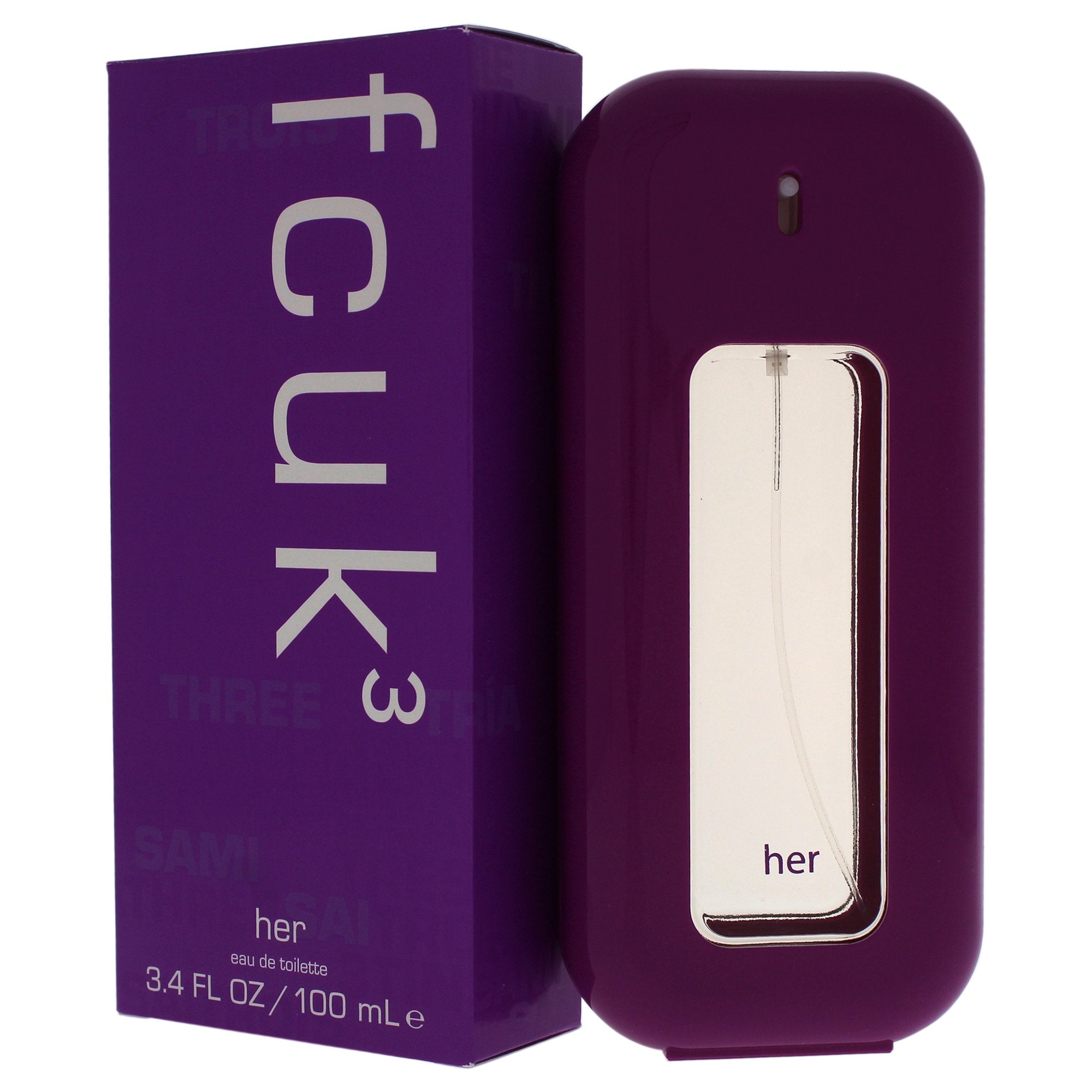 French Connection Fcuk 3 Uk For Women Eau-De-Toilette Spray, 3.40 Ounce