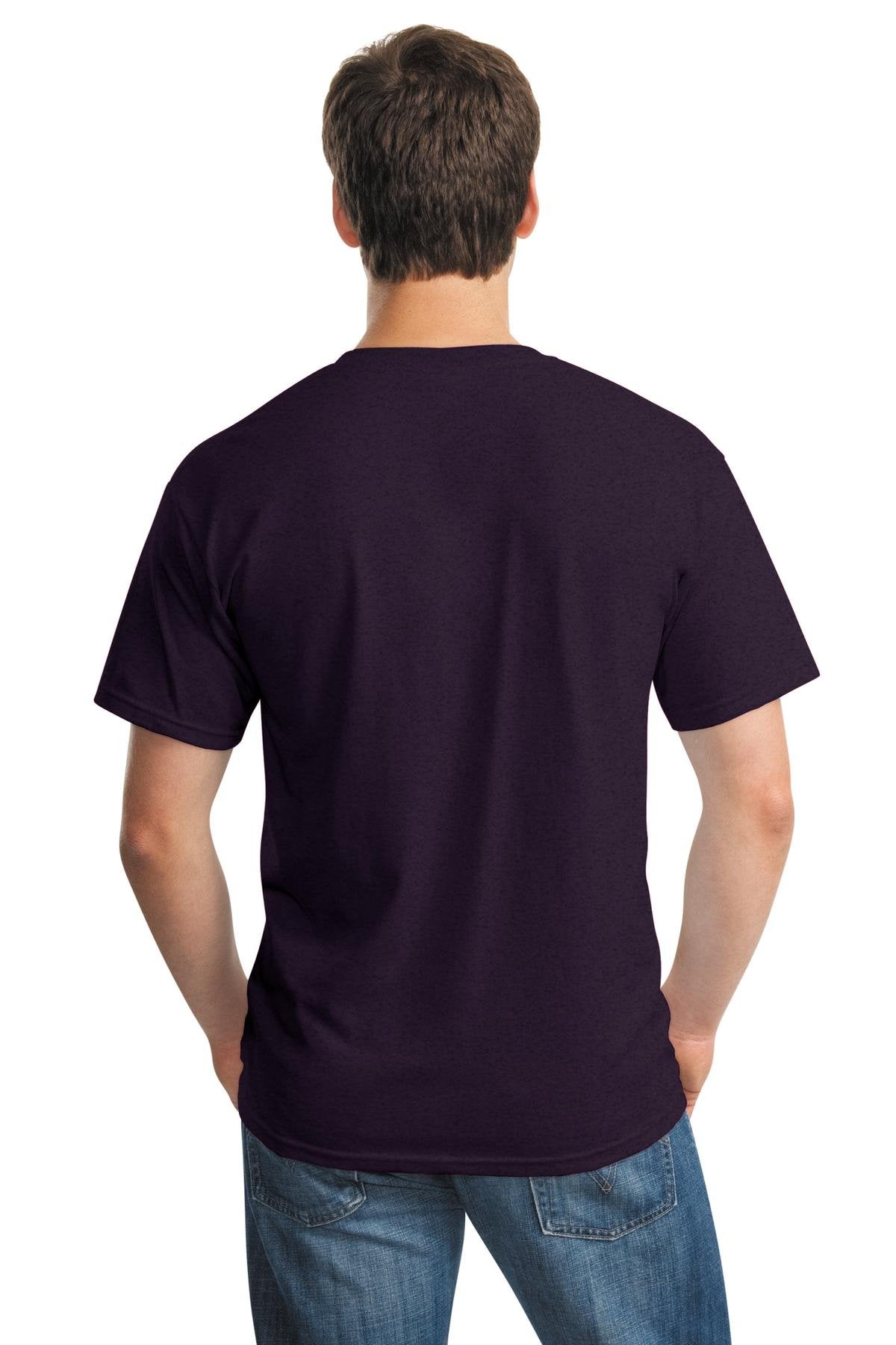 Heavy Cotton 100% Cotton Tshirt (G500) Blackberry, 2Xl (Pack Of 12)