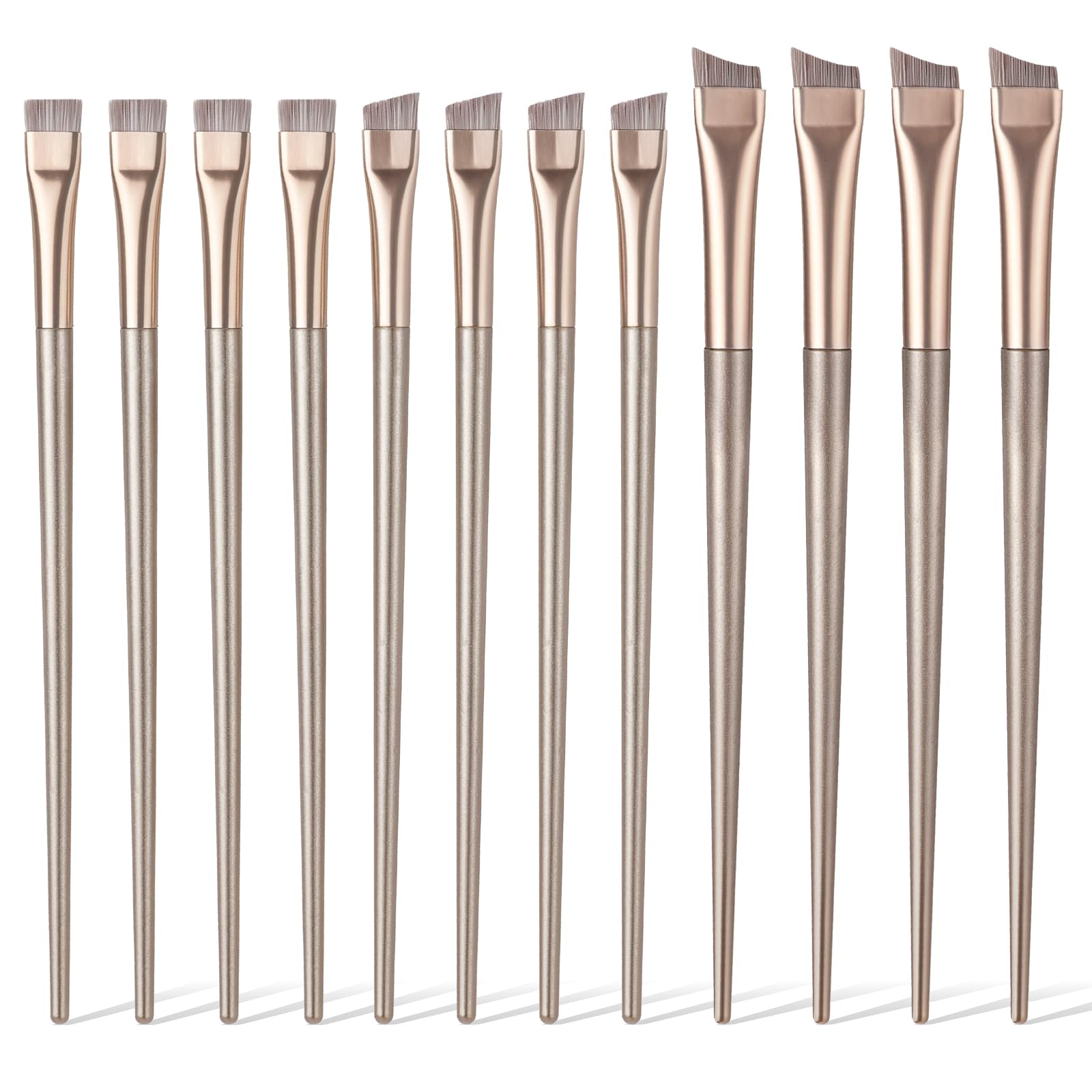 12Pcs Eyeliner Brush Eye Brow Brushes for Eyebrow Tint Brush