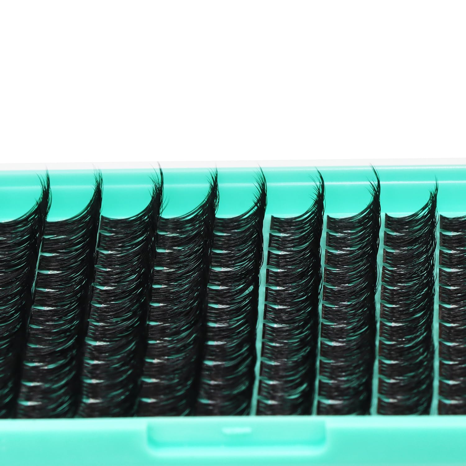 Bodermincer 132 Cluster 14-16-18Mm Mixed Length Black Lash Cluster Eyelash Extension Natural 3D Russian Volume Faux 3D Effect Gl