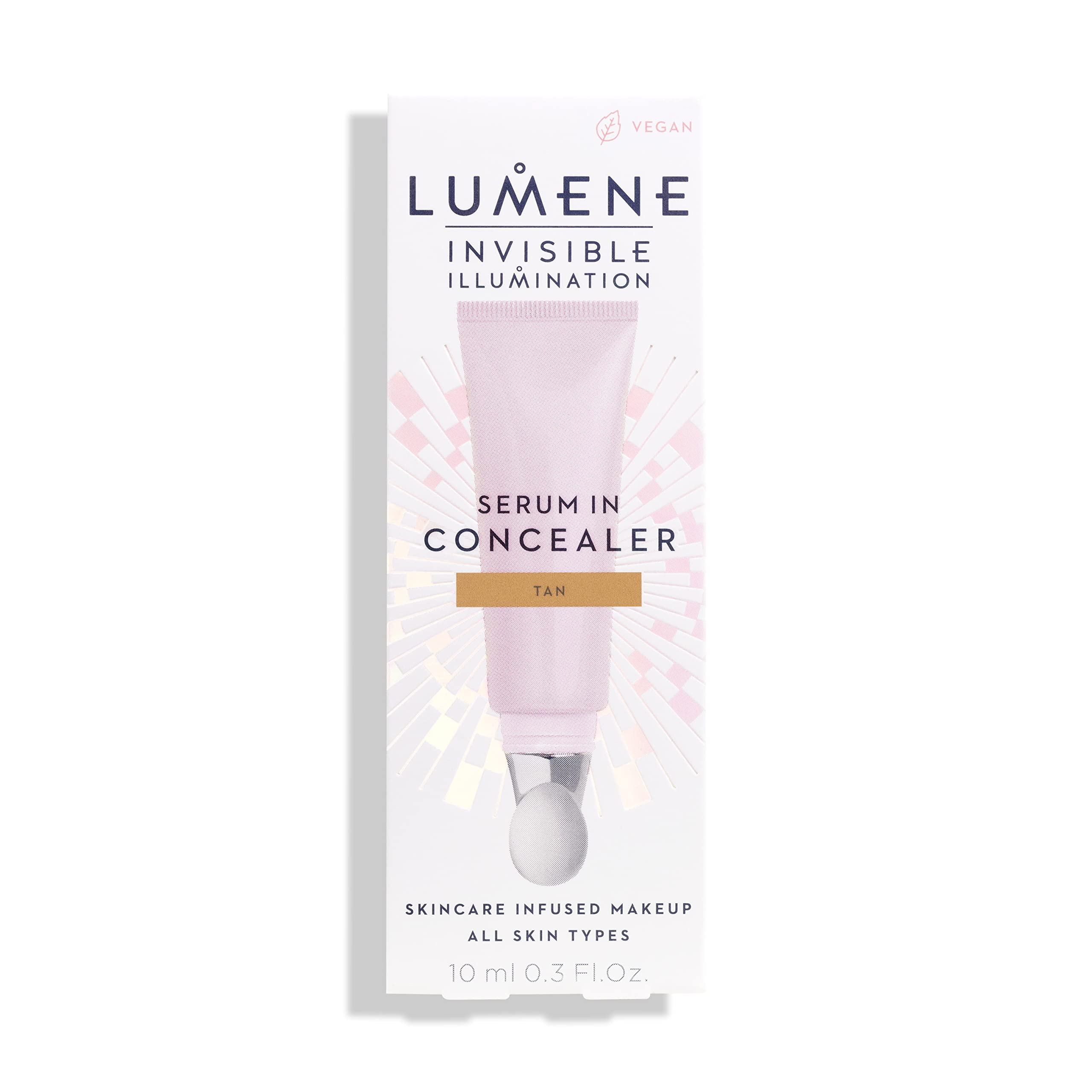 Lumene Invisible Illumination Serum in Concealer - Vitamin E Hydrating Concealer - Lightweight Color Corrector for Dark Circles