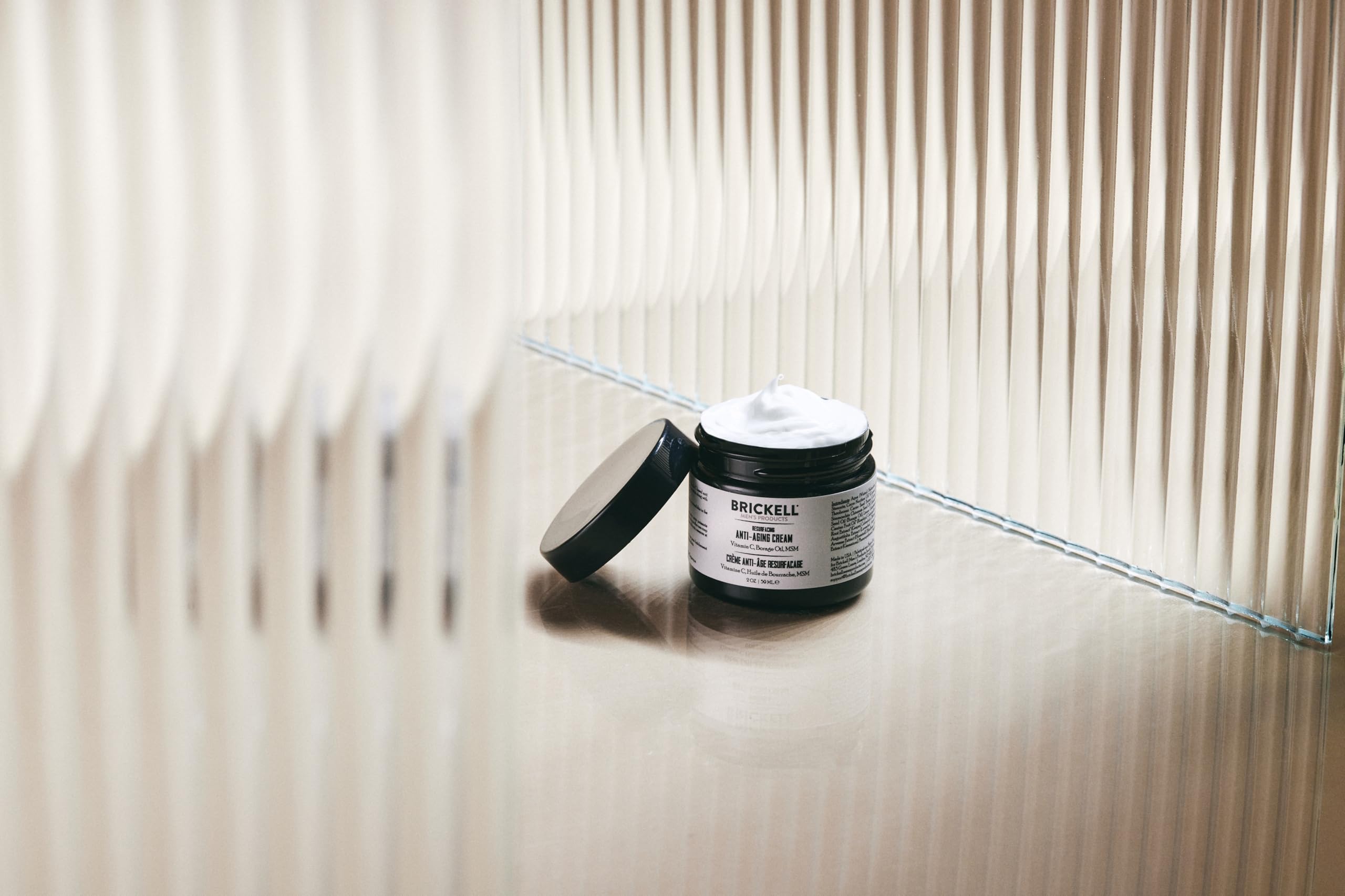 Brickell Men'S Products Resurfacing Anti-Aging Face Cream For Men, Natural And Organic Face Moisturizer, Vitamin C Cream For Wri
